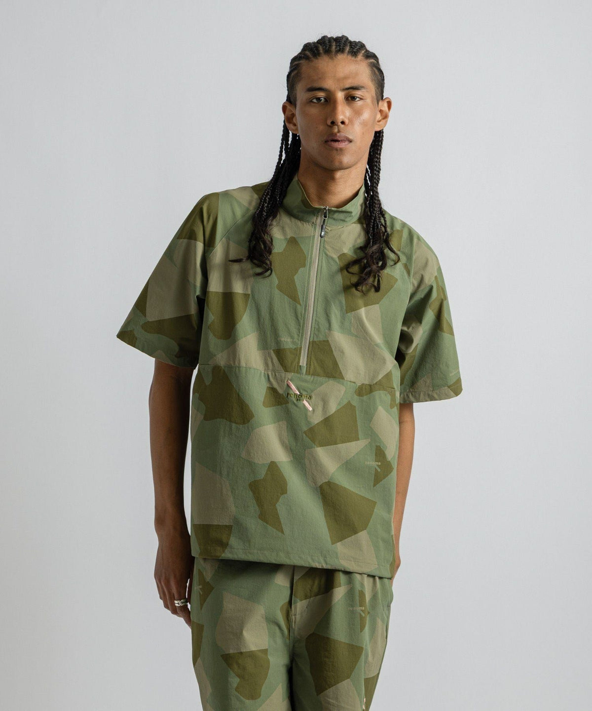 renoma GOLF x Saturdays NYC Mens Half Zip JK SS