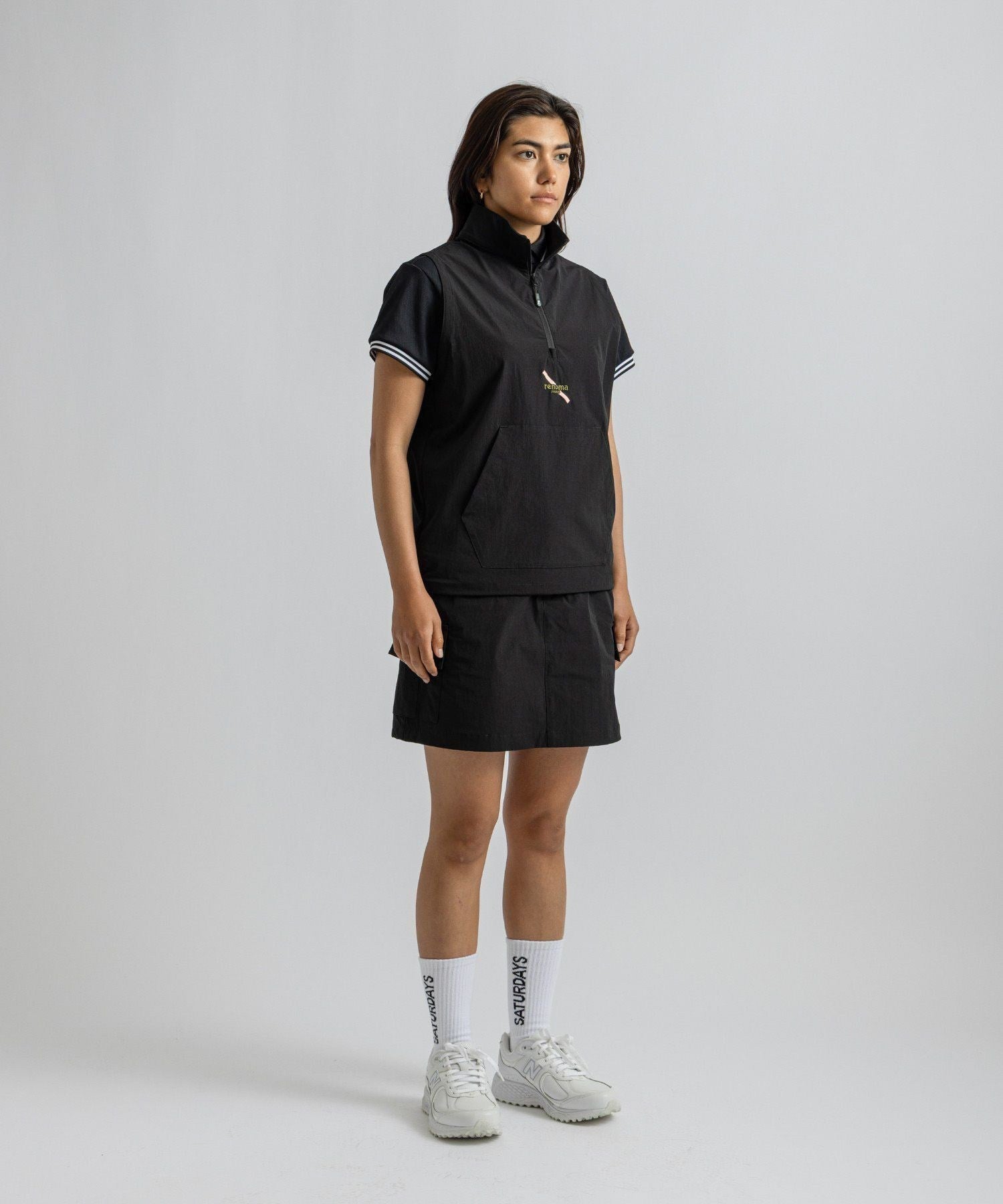renoma GOLF x Saturdays NYC Womens Half Zip Vest | WOMEN