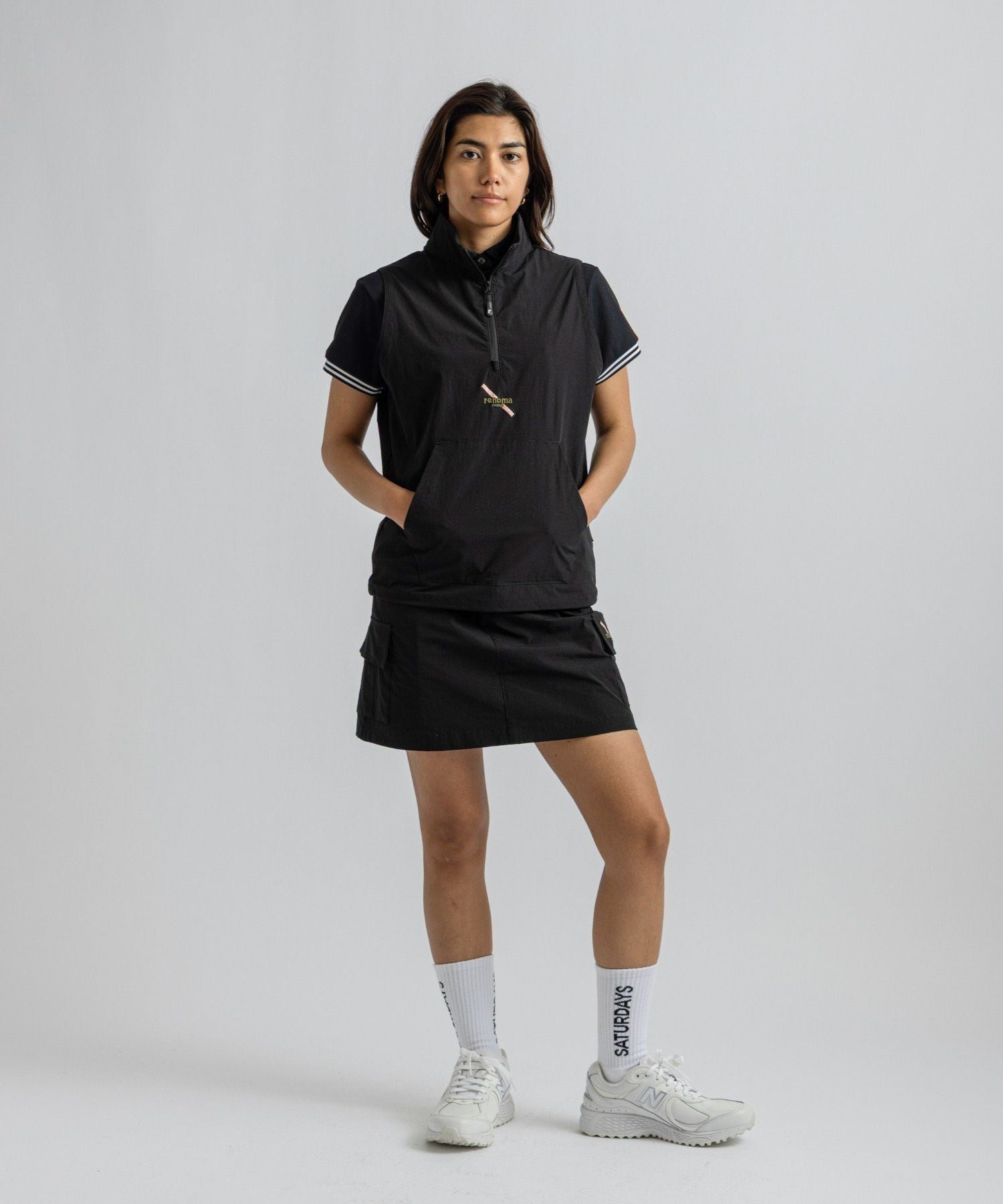 renoma GOLF x Saturdays NYC Womens Half Zip Vest | WOMEN