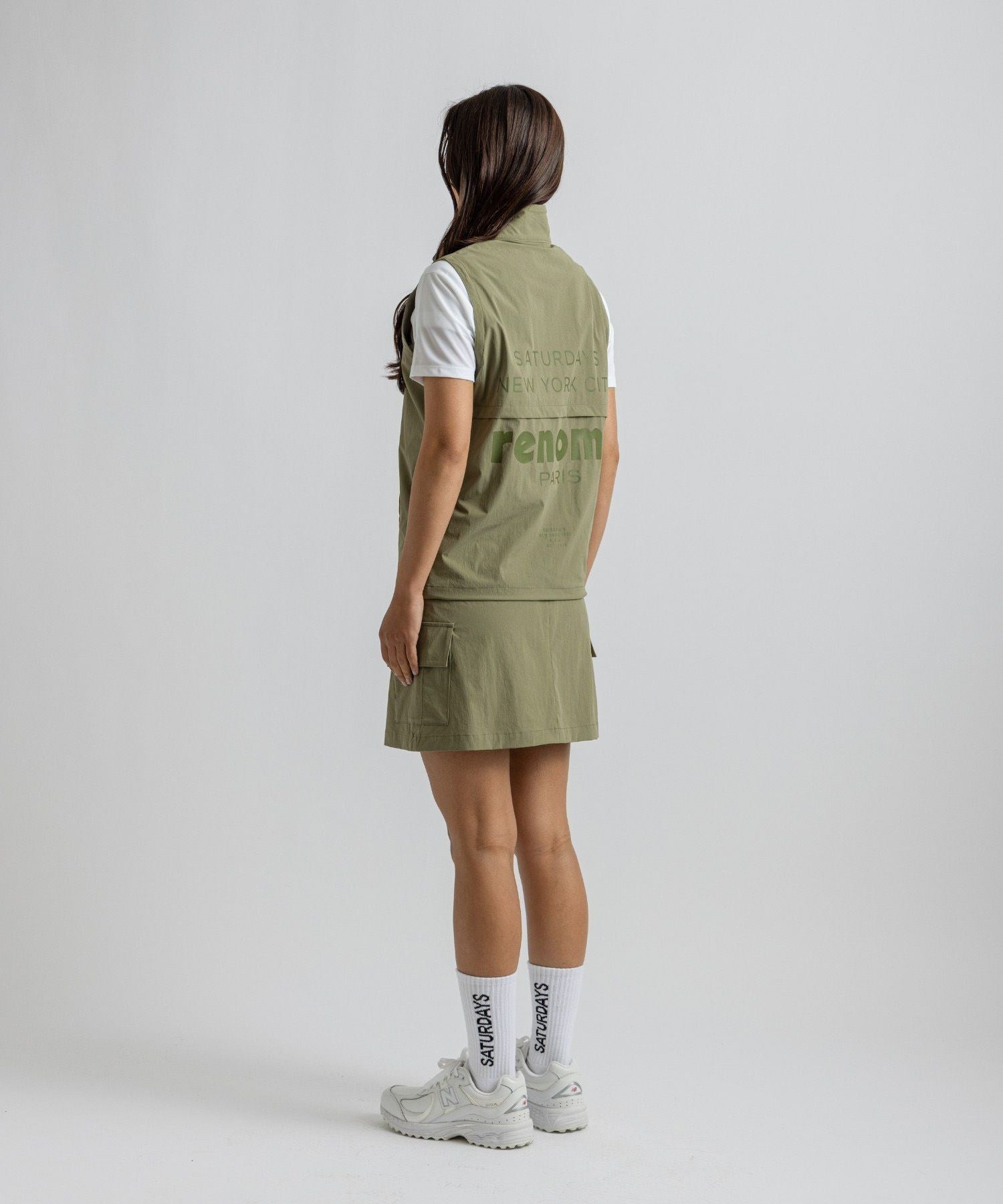 renoma GOLF x Saturdays NYC Womens Half Zip Vest | WOMEN
