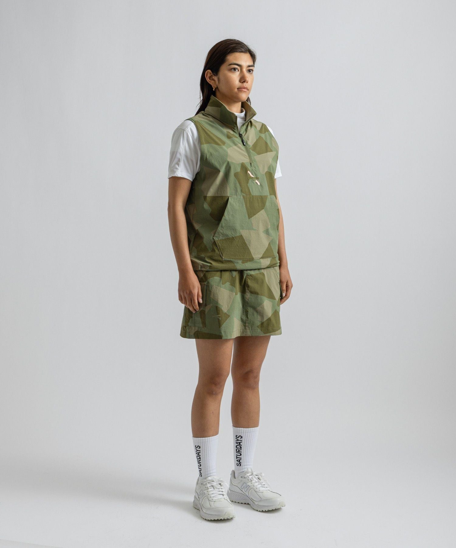renoma GOLF x Saturdays NYC Womens Half Zip Vest | WOMEN
