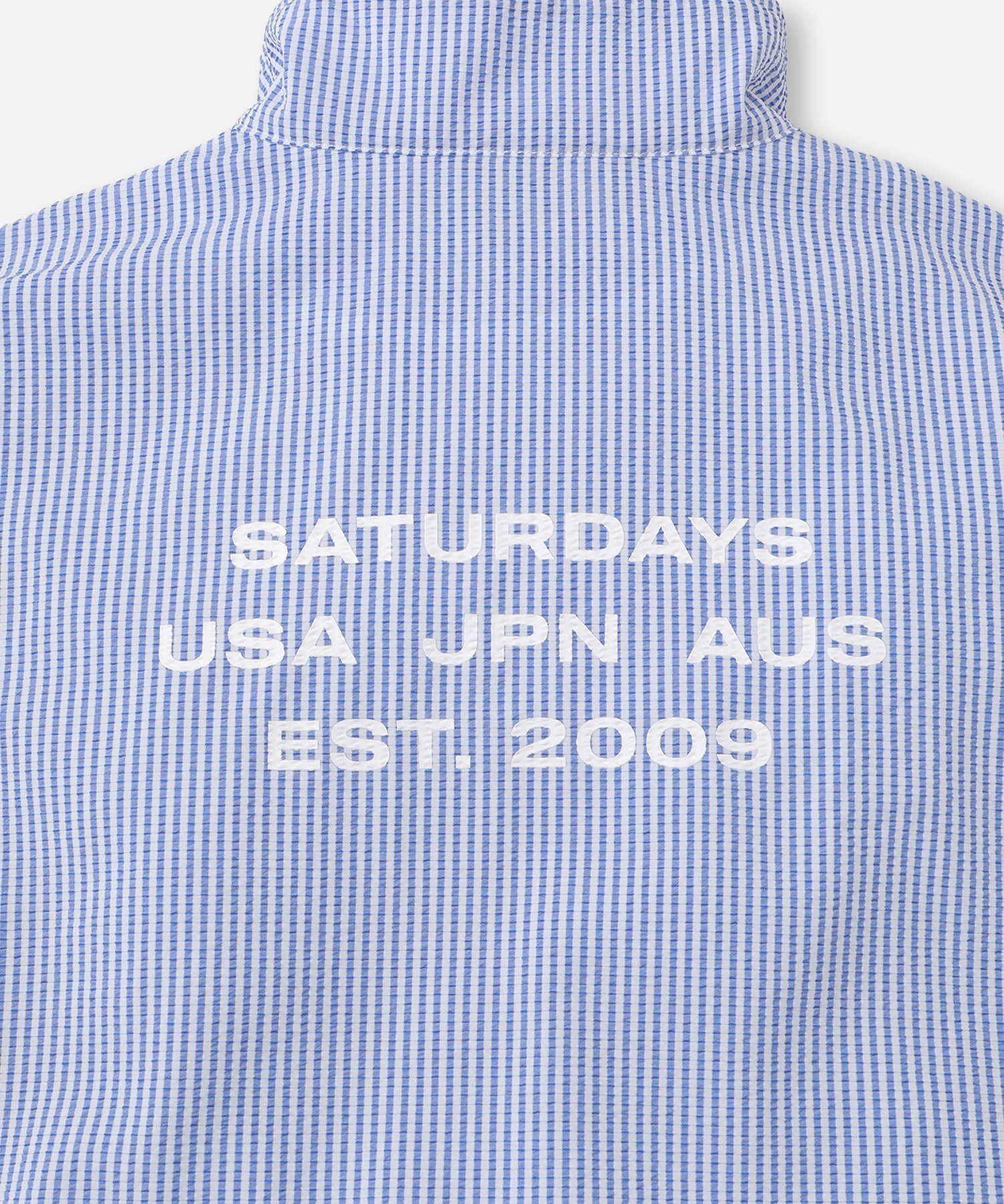 Seersucker Blouson | WOMEN