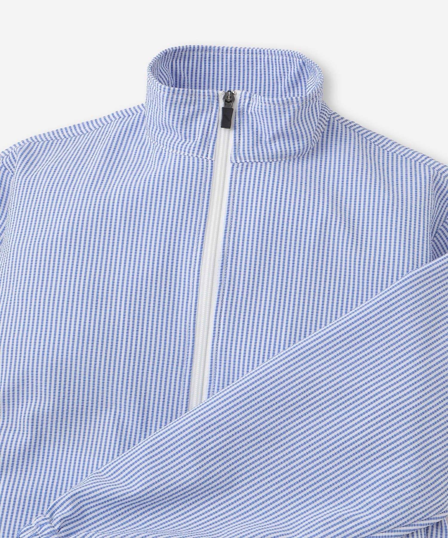 Seersucker Blouson | WOMEN