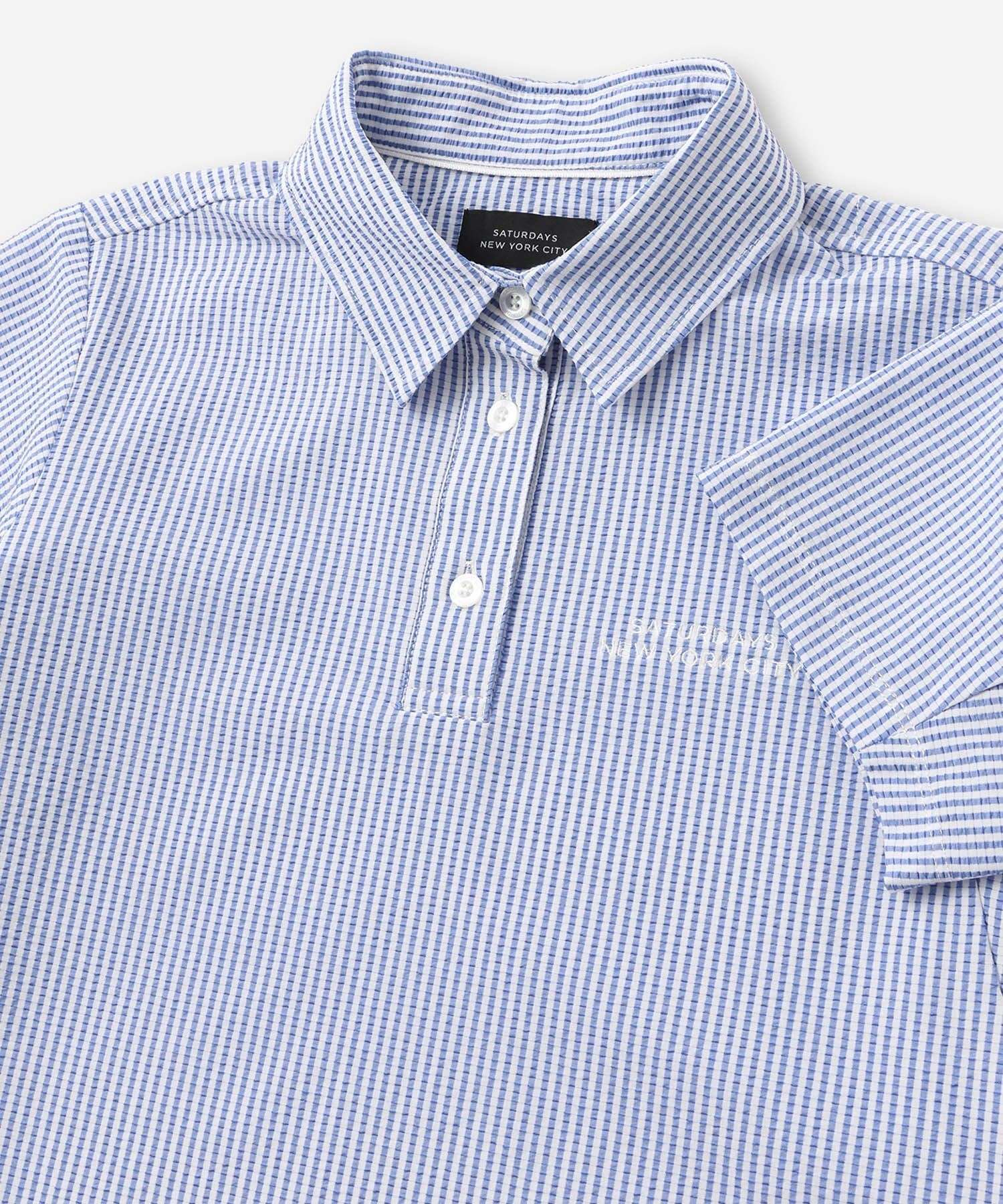 Seersucker Hs Shirt | WOMEN