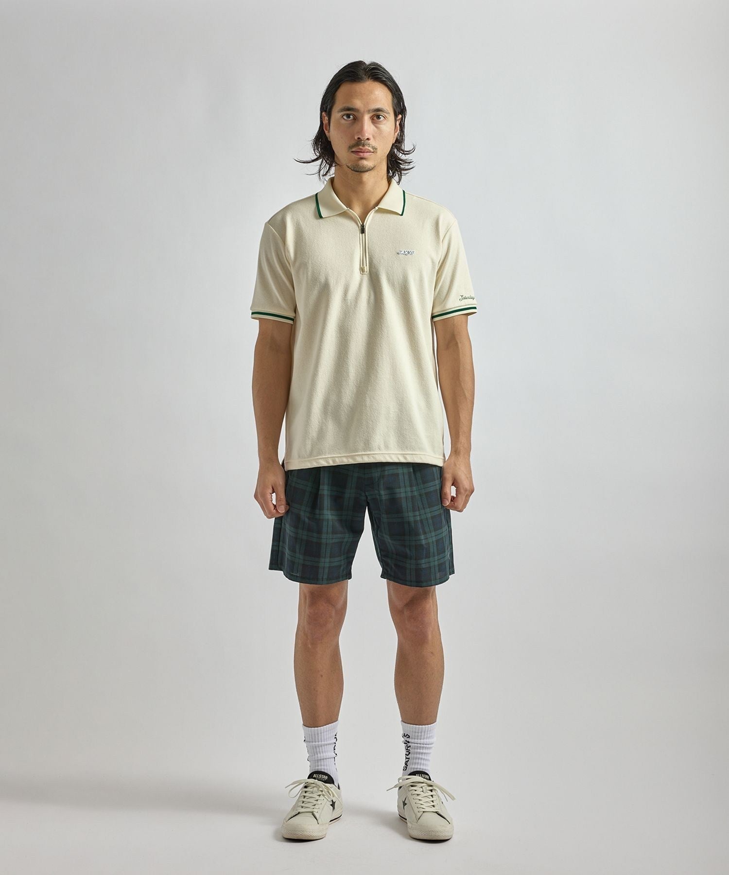 SS Half Zip Polo