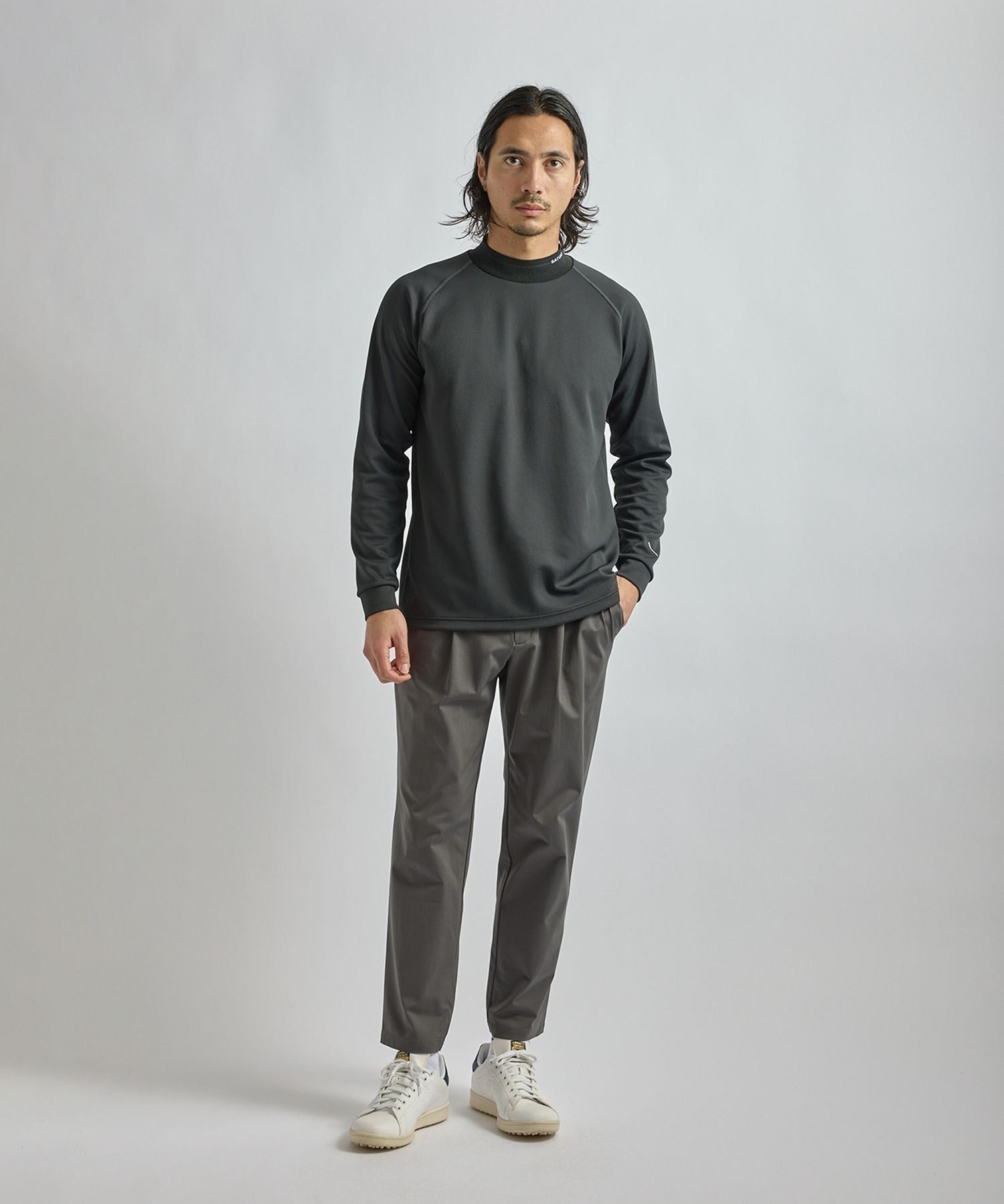 LS Mock Neck Shirt