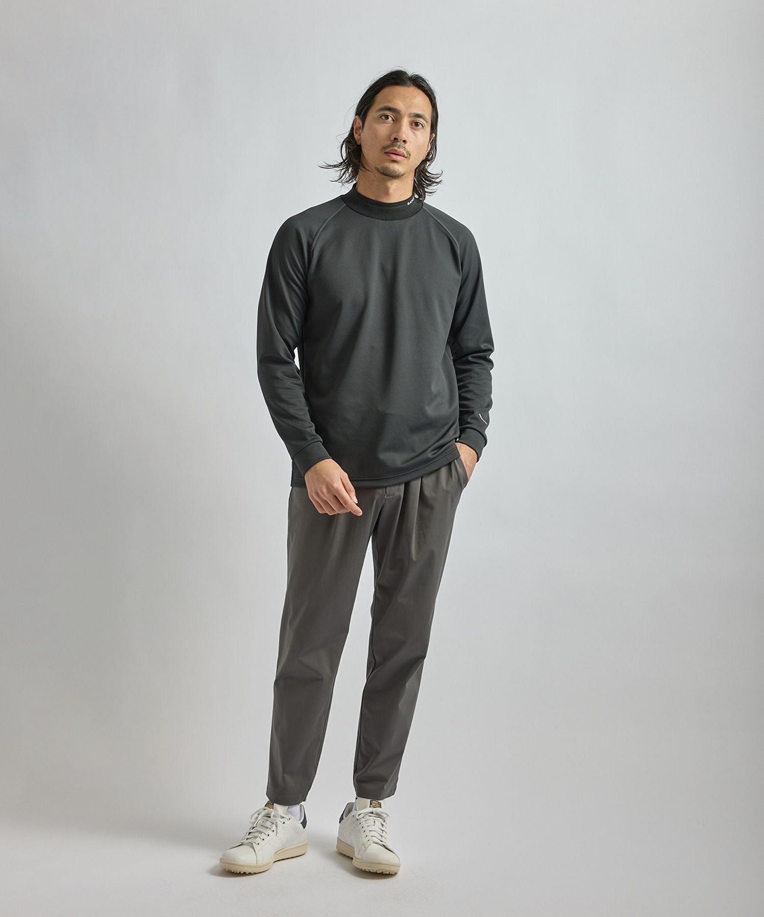 LS Mock Neck Shirt