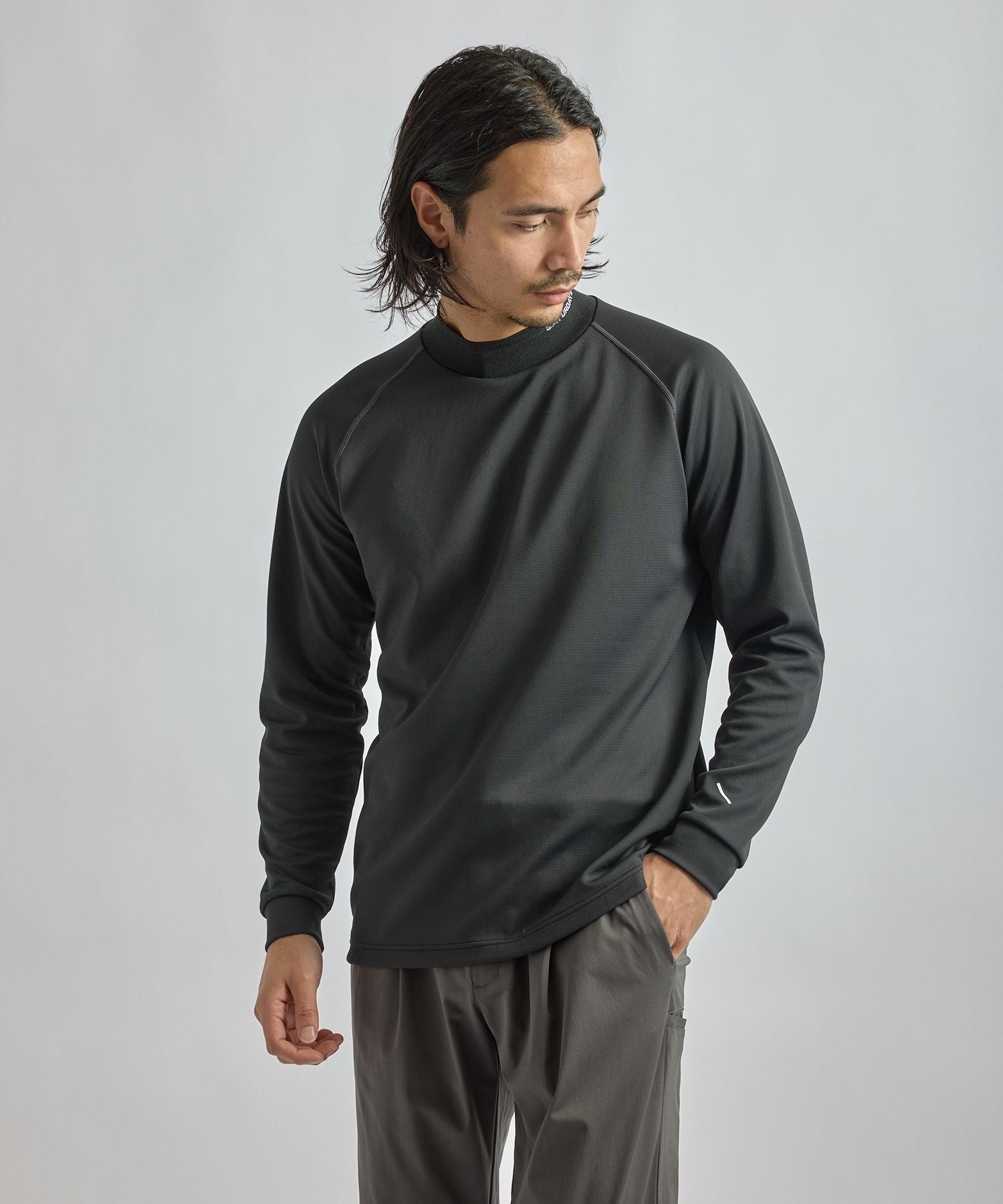 LS Mock Neck Shirt