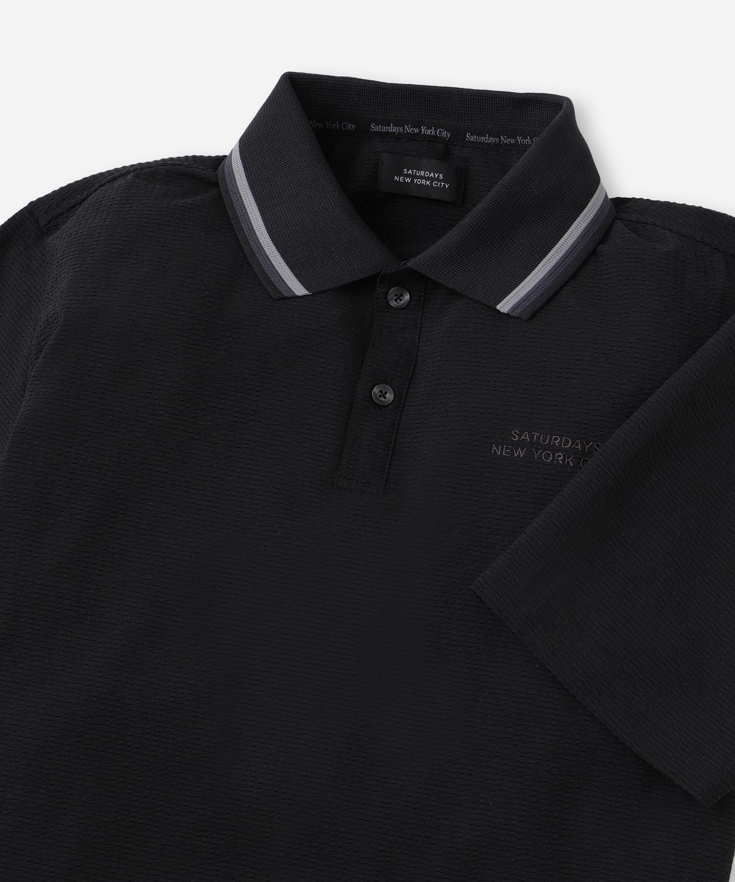 Seersucker Polo Shirt