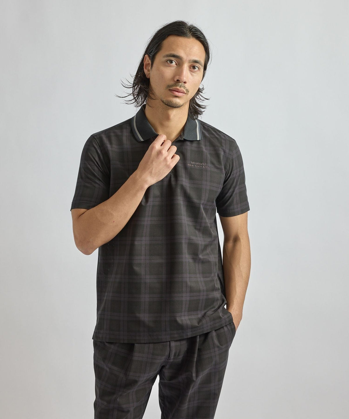 Seersucker Polo Shirt