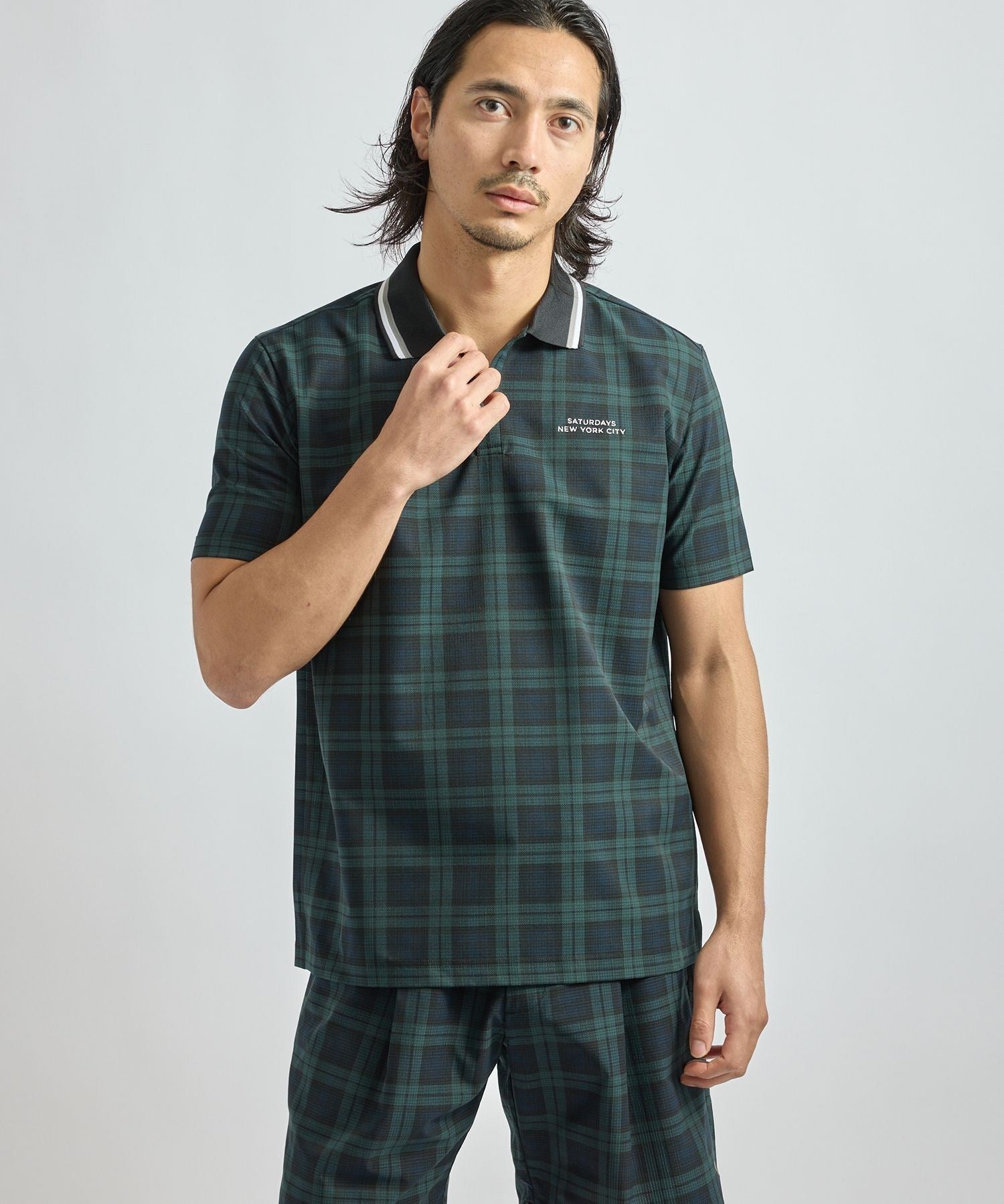 Seersucker Polo Shirt