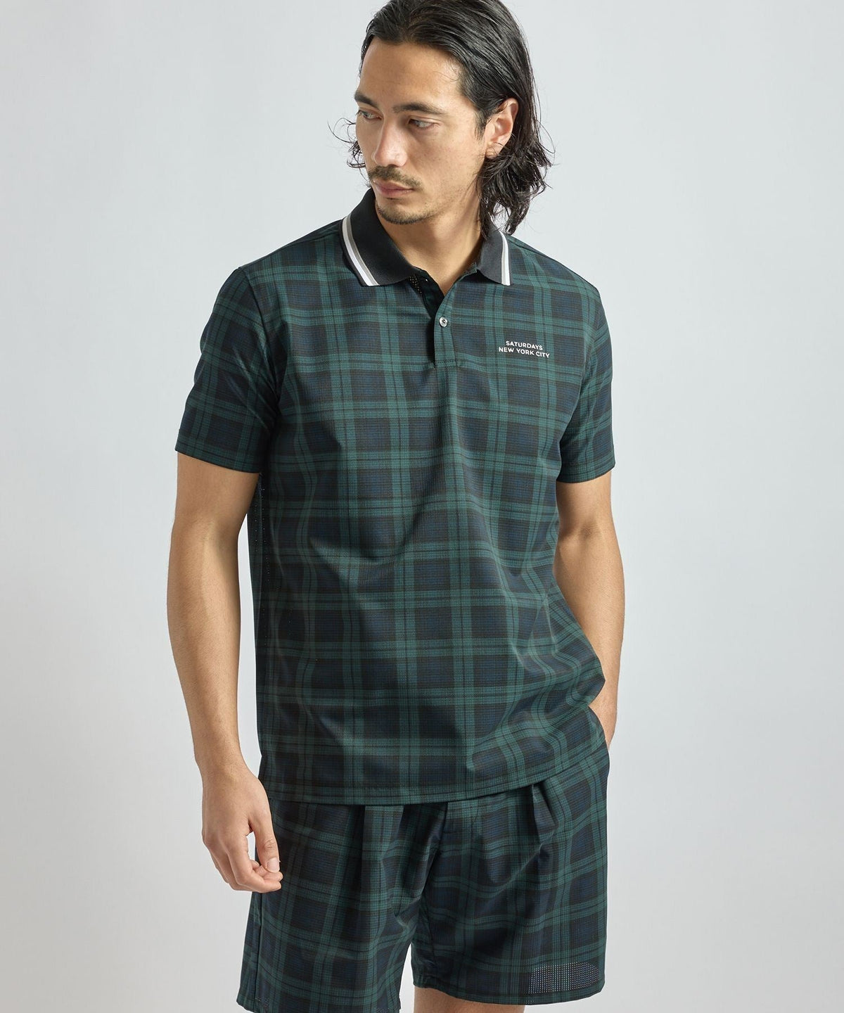 Seersucker Polo Shirt