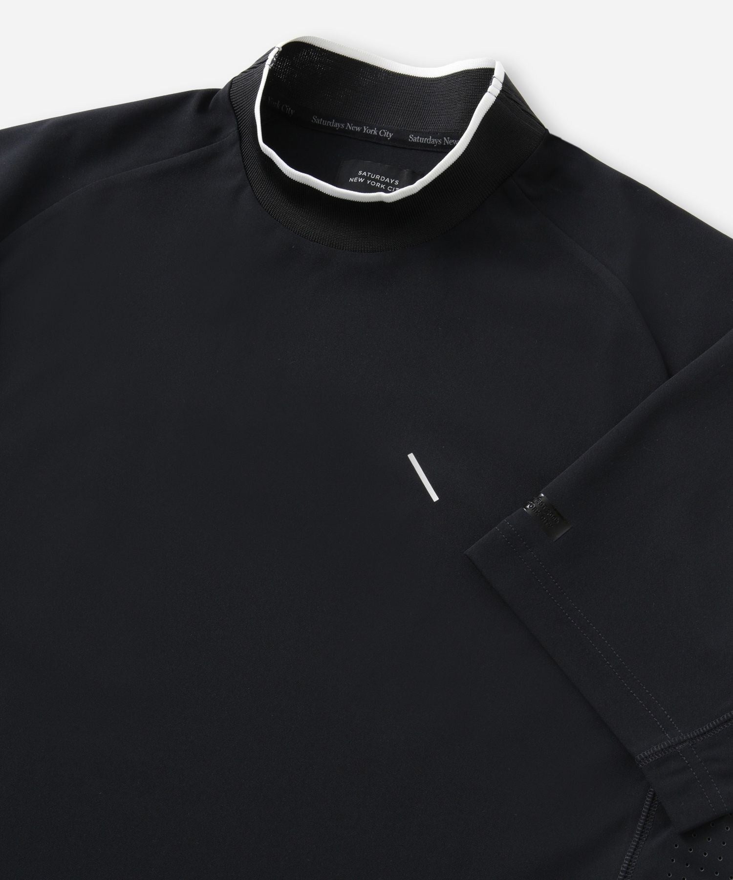 Ss Mock Neck Shirt