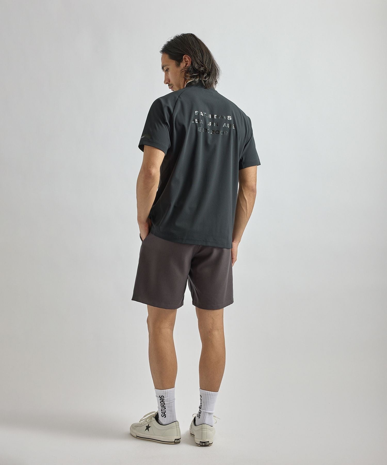Ss Mock Neck Shirt
