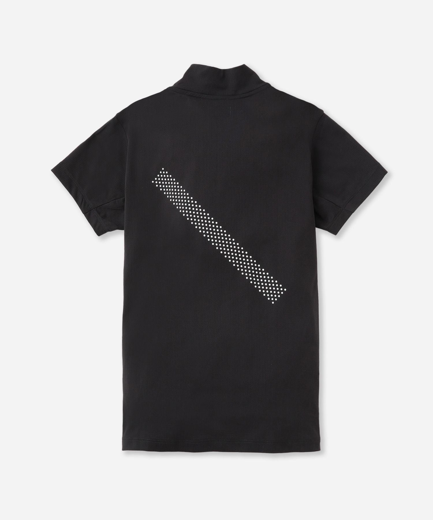 Hs Dot Mesh Half Mockneck Shirt | WOMEN