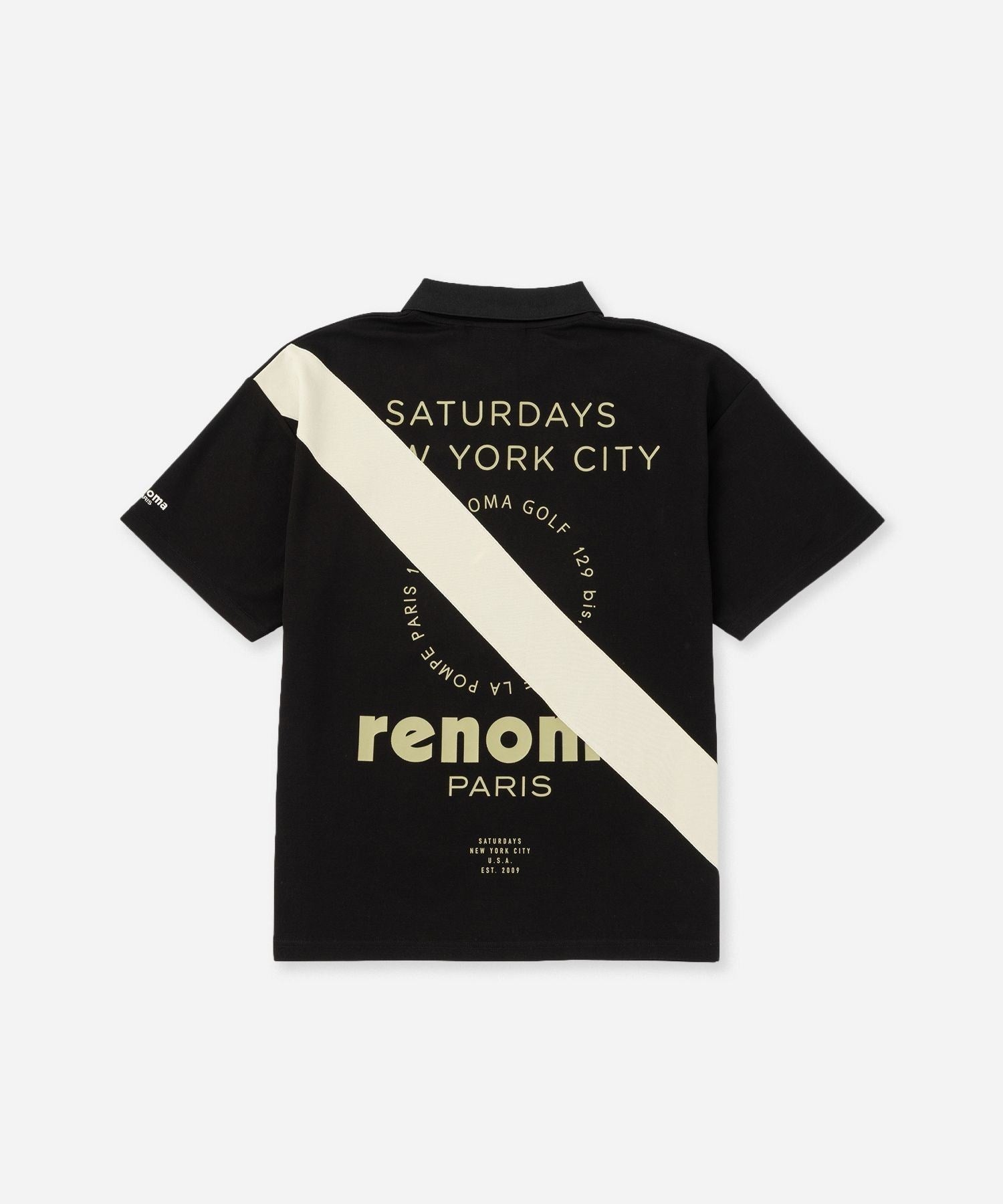 renoma GOLF x Saturdays NYC Back Print Polo SS