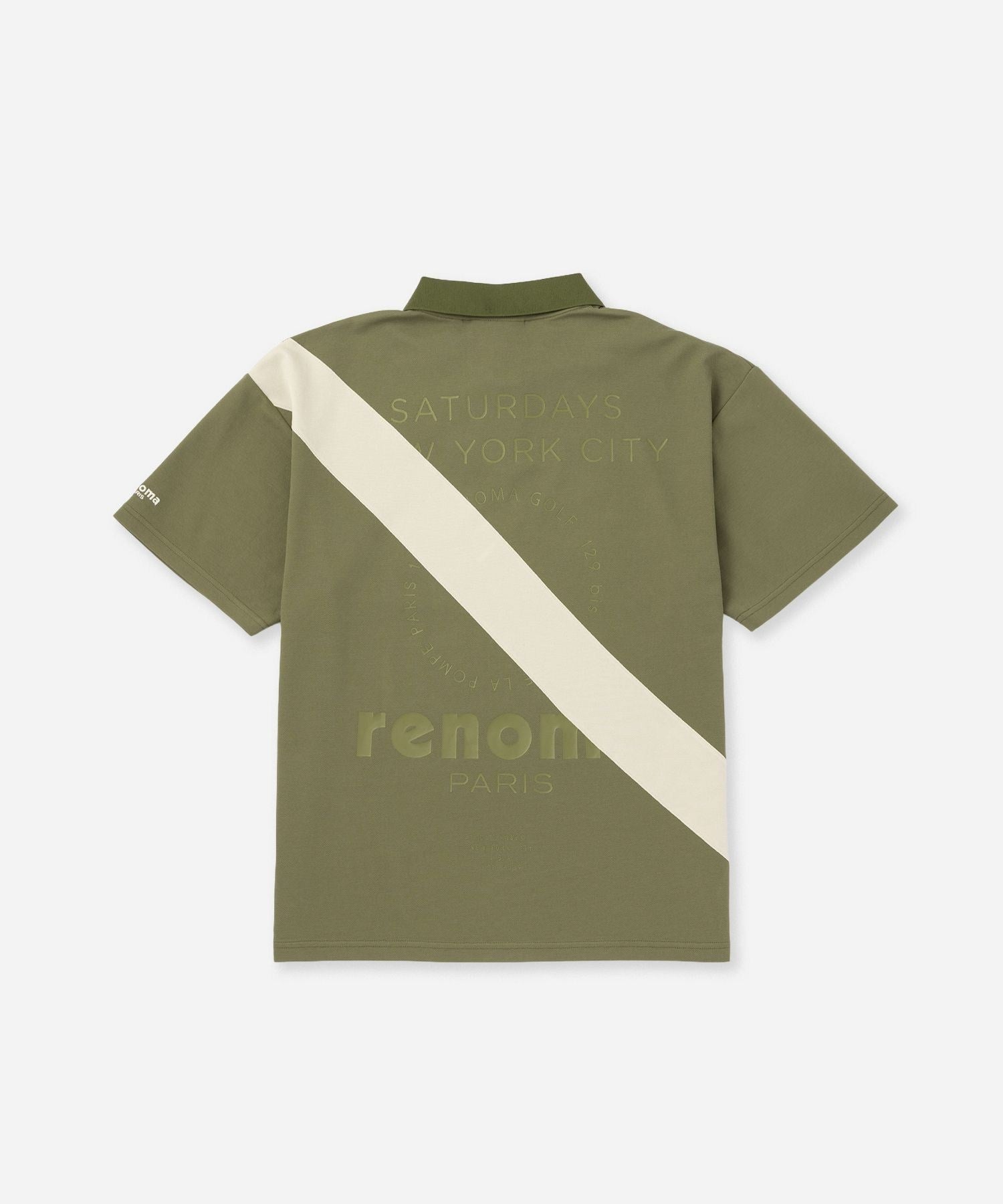 renoma GOLF x Saturdays NYC Back Print Polo SS