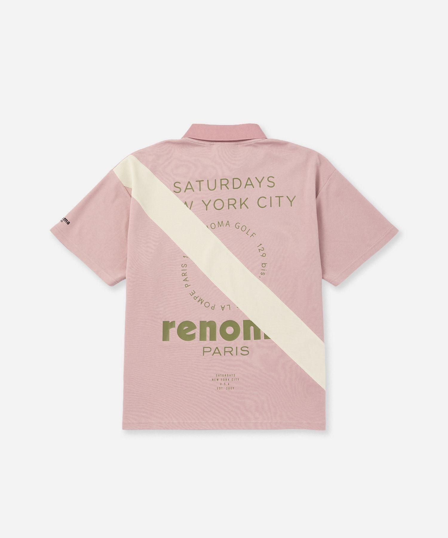 renoma GOLF x Saturdays NYC Back Print Polo SS