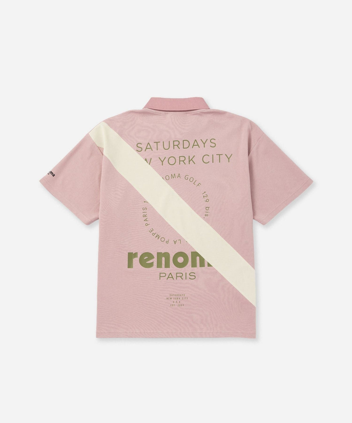 renoma GOLF x Saturdays NYC Back Print Polo SS