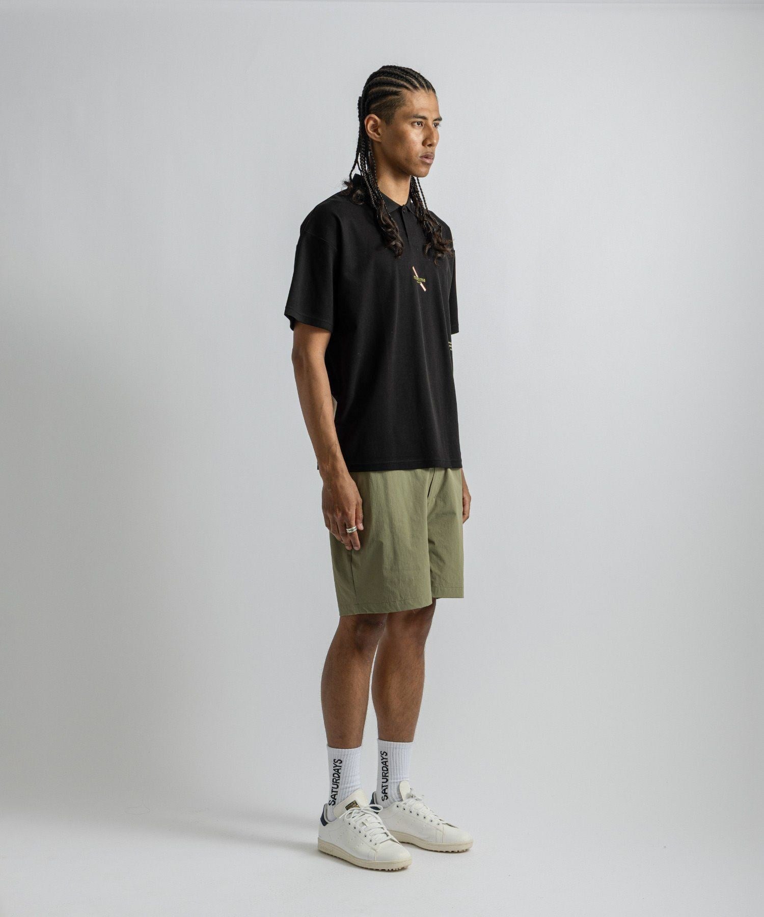 renoma GOLF x Saturdays NYC Back Print Polo SS