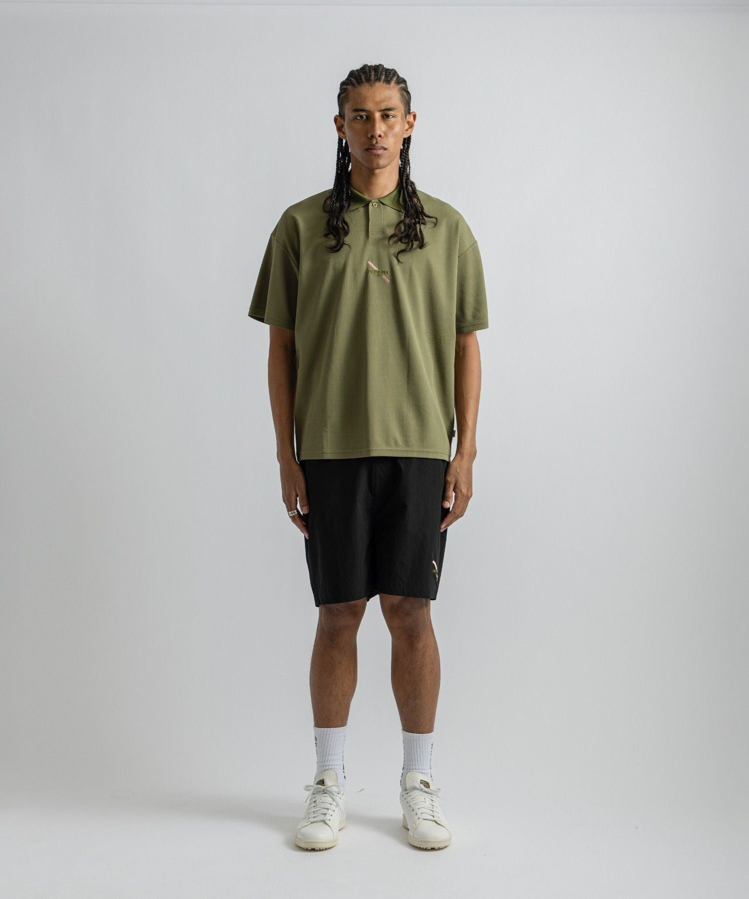 renoma GOLF x Saturdays NYC Back Print Polo SS
