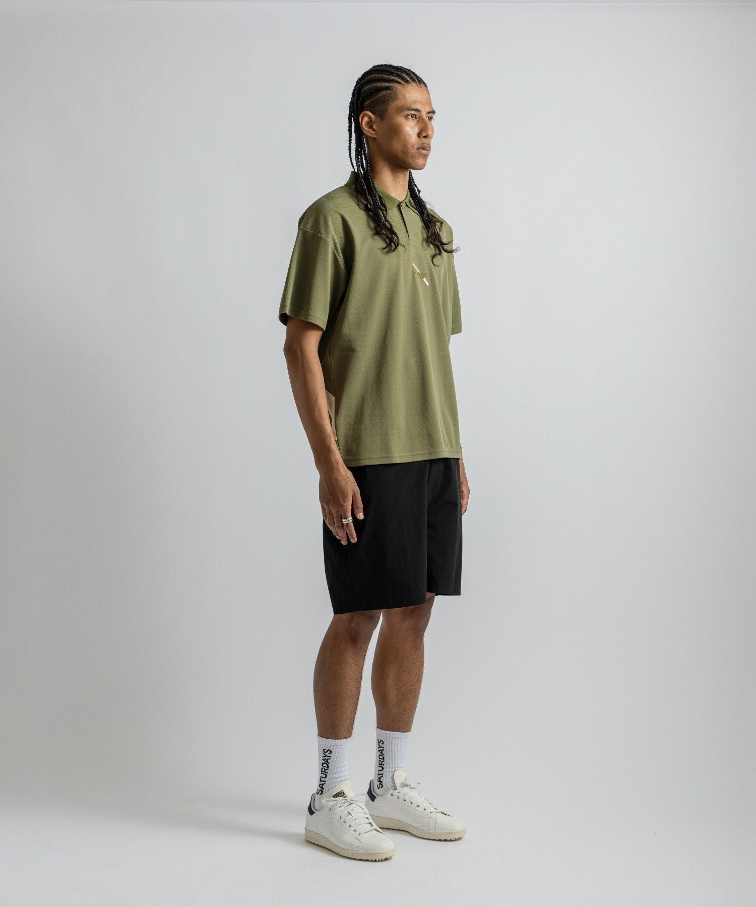 renoma GOLF x Saturdays NYC Back Print Polo SS