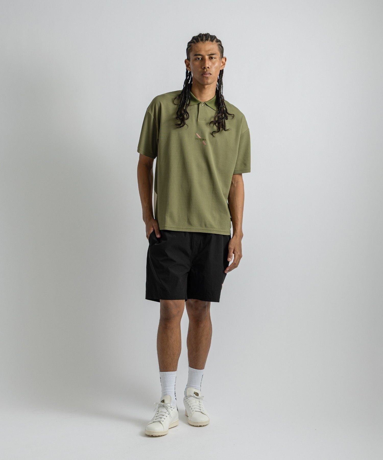 renoma GOLF x Saturdays NYC Back Print Polo SS