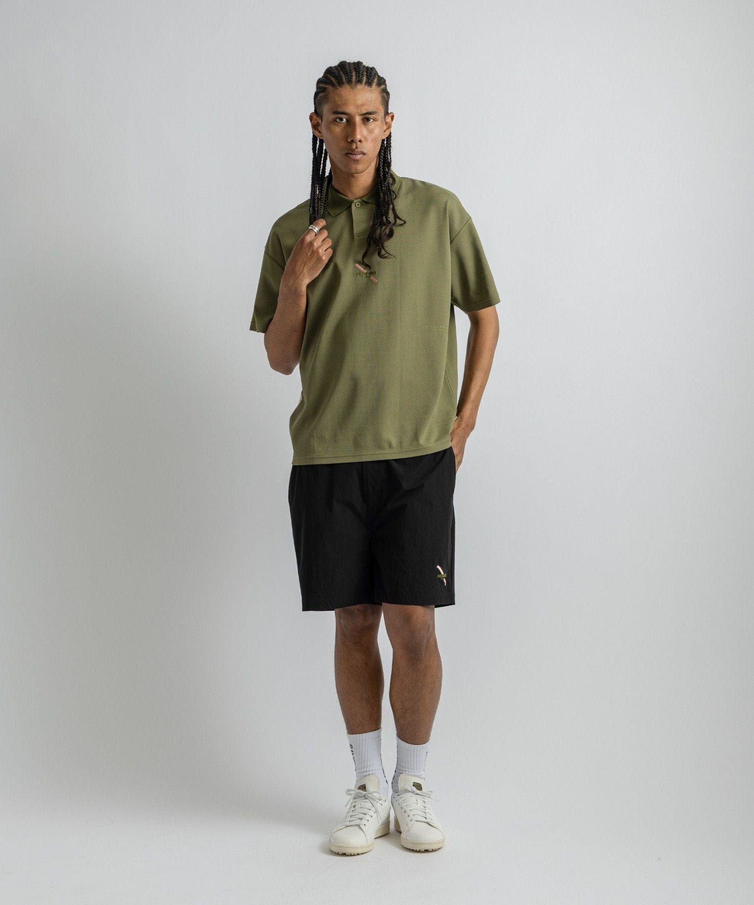 renoma GOLF x Saturdays NYC Back Print Polo SS