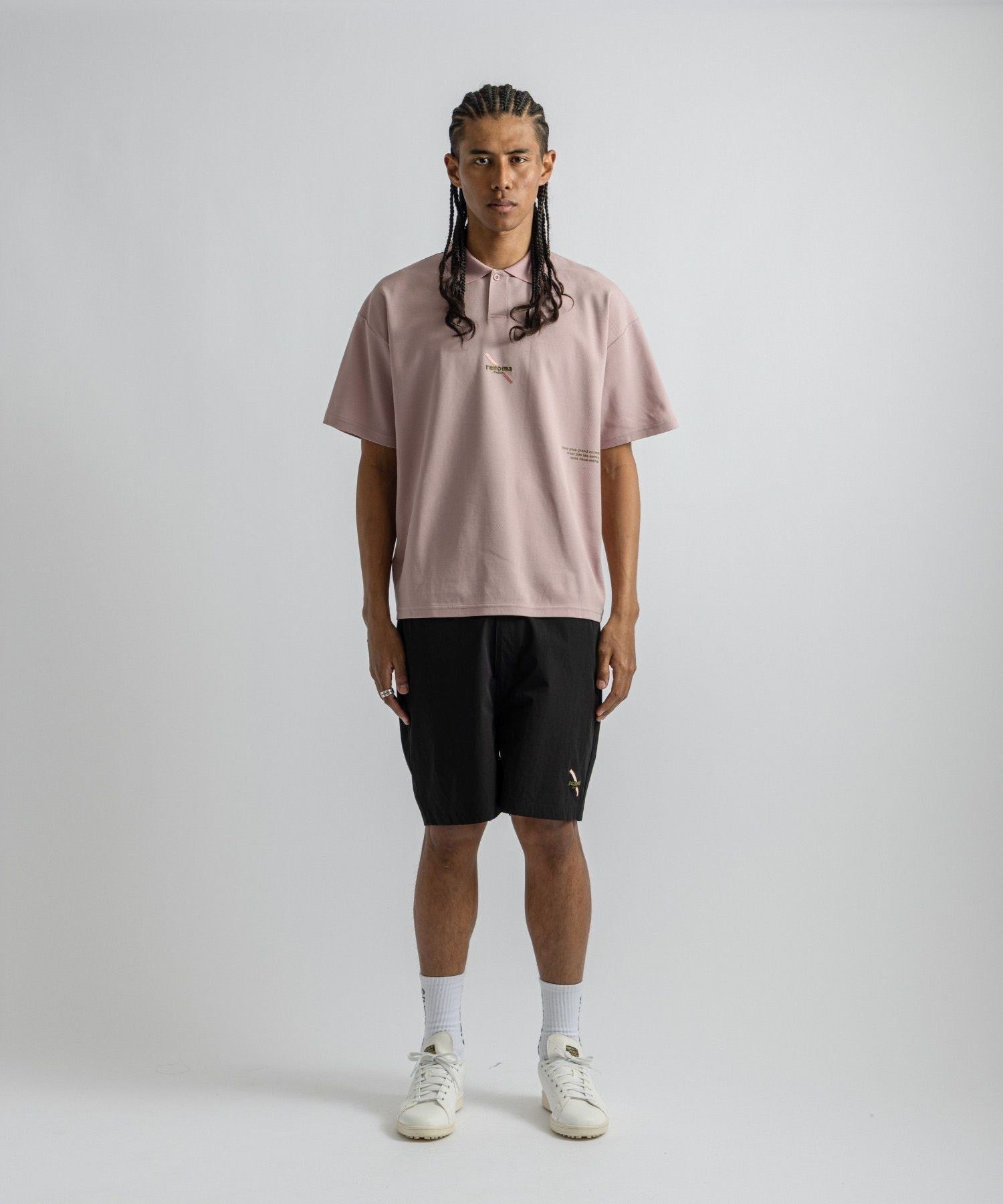 renoma GOLF x Saturdays NYC Back Print Polo SS