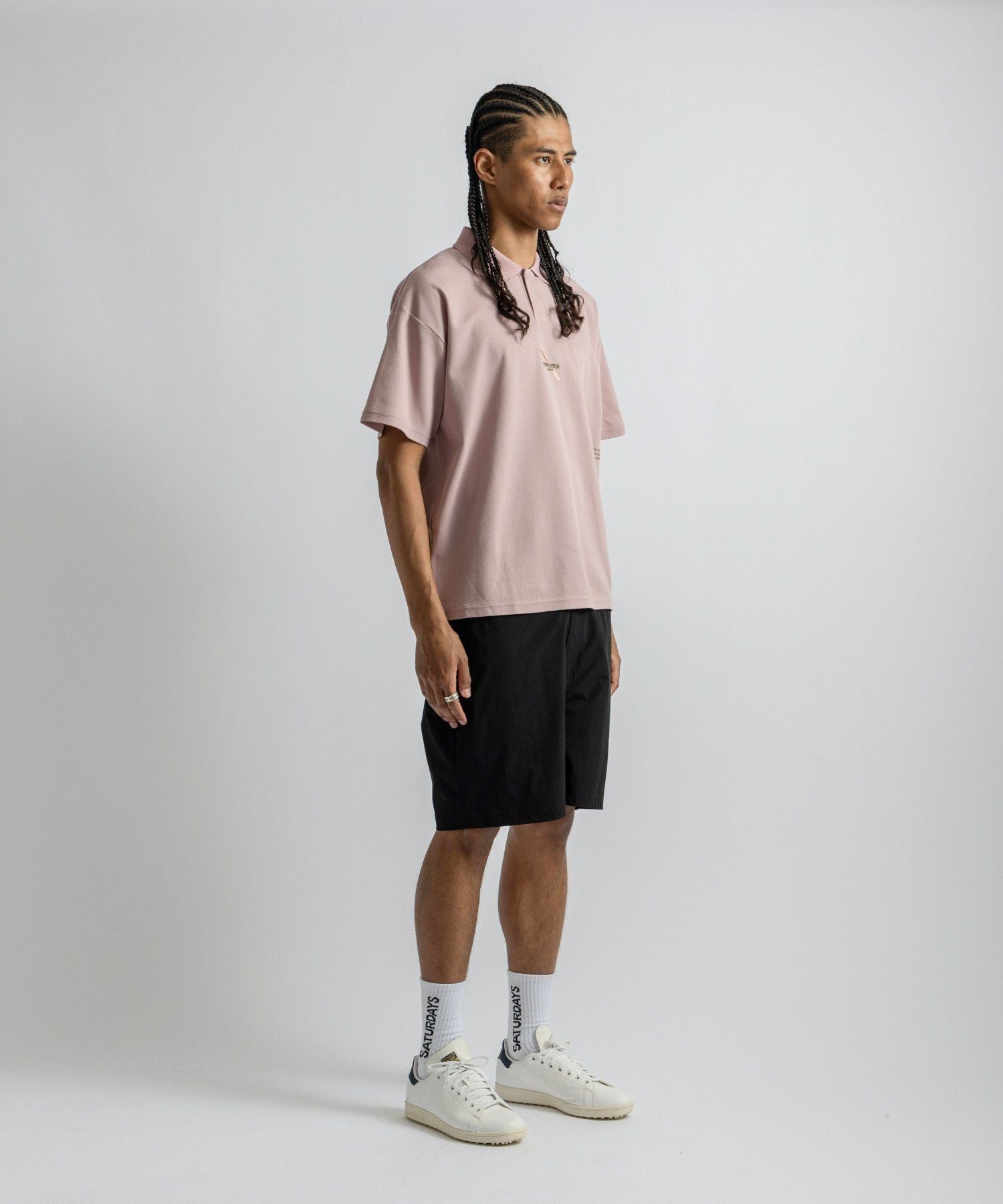 renoma GOLF x Saturdays NYC Back Print Polo SS