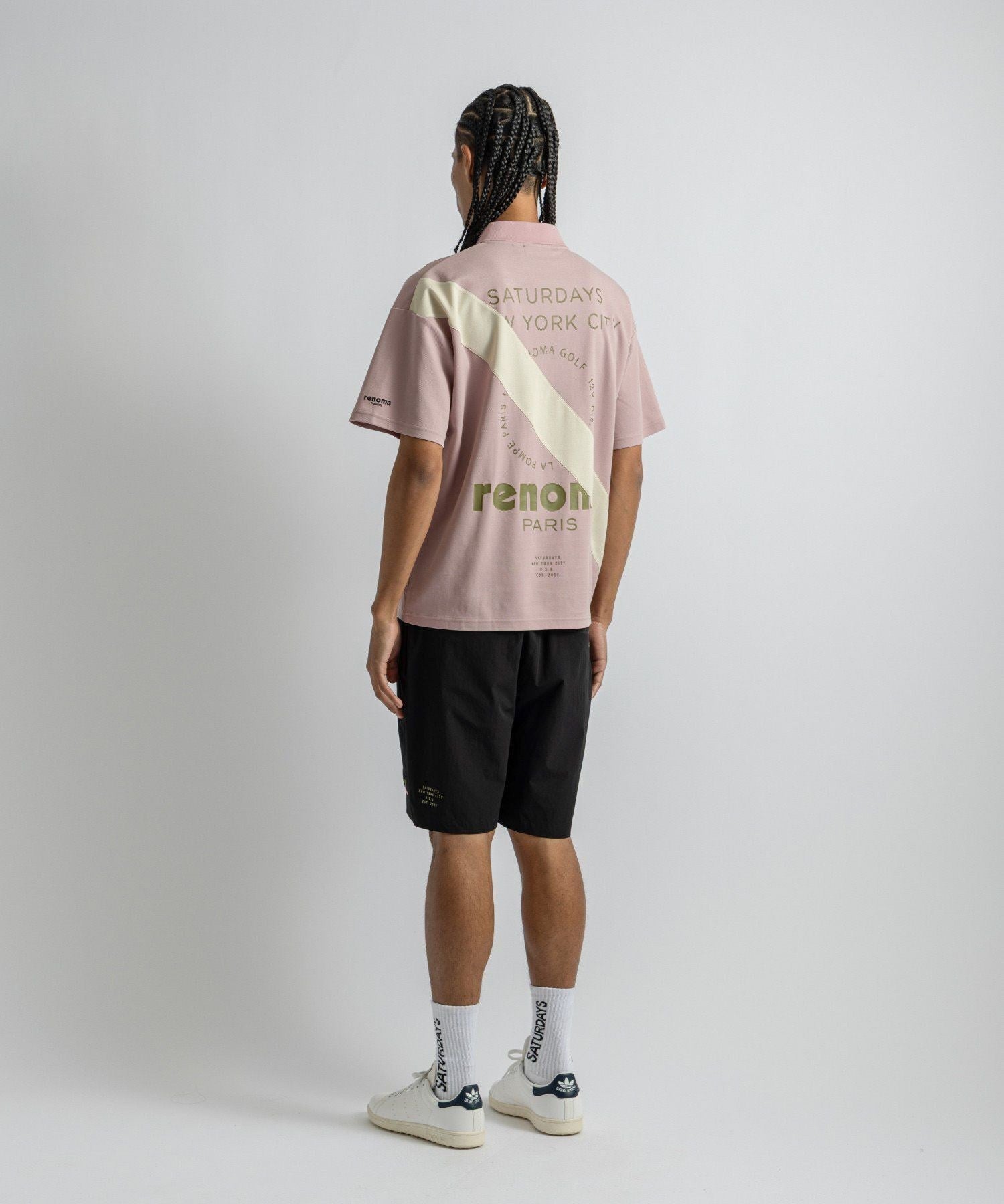 renoma GOLF x Saturdays NYC Back Print Polo SS