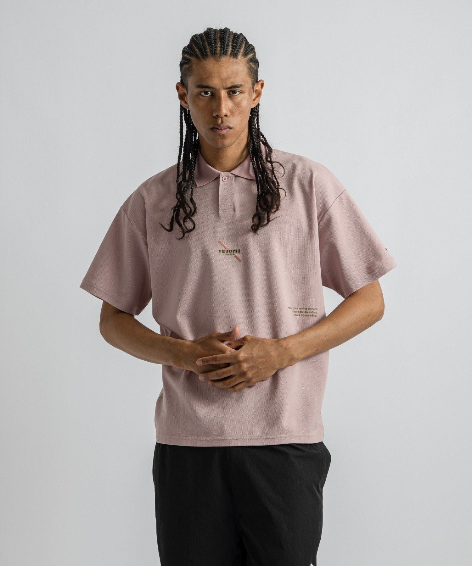 renoma GOLF x Saturdays NYC Back Print Polo SS