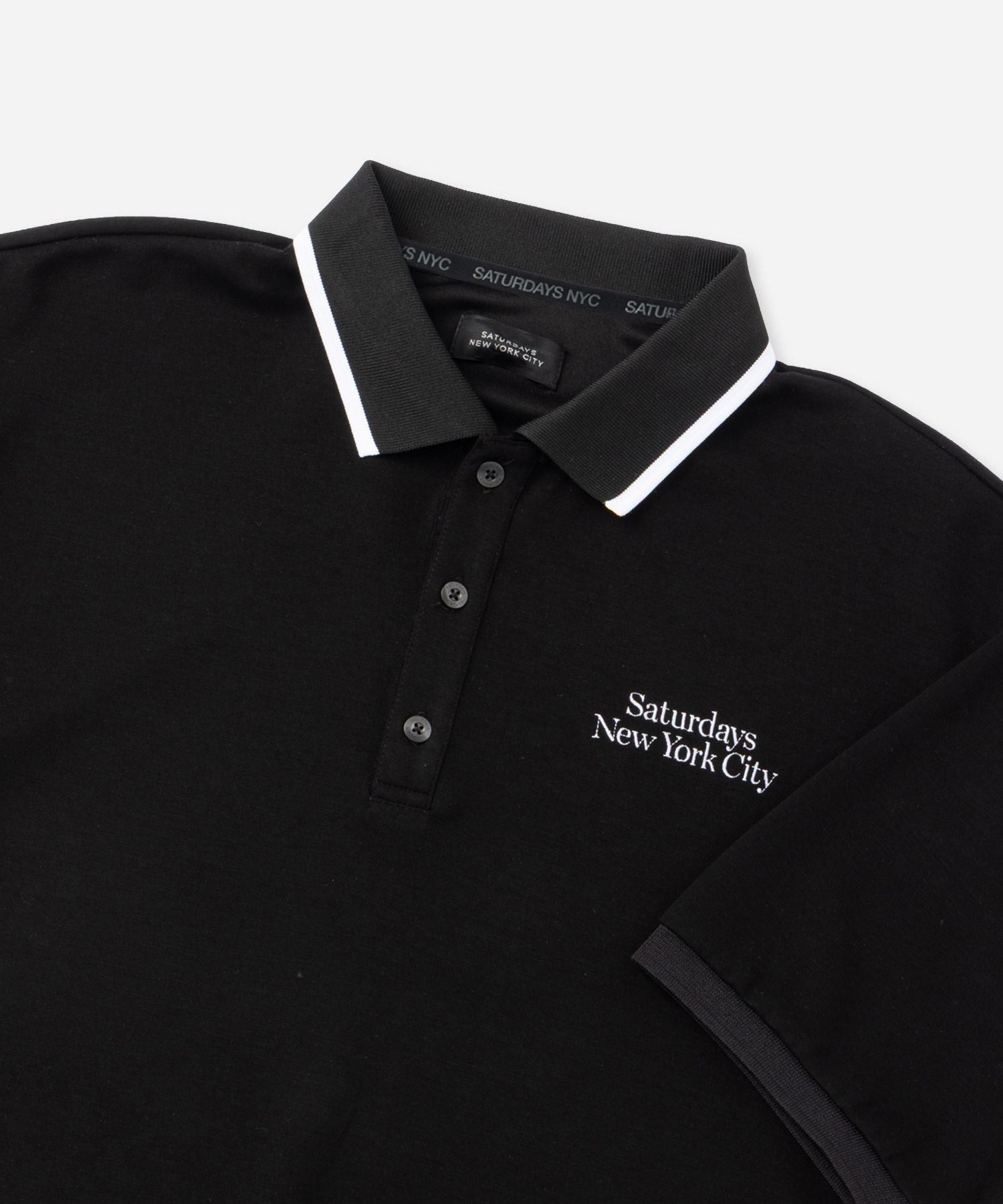 Doubleknit Rib Hem SS Polo