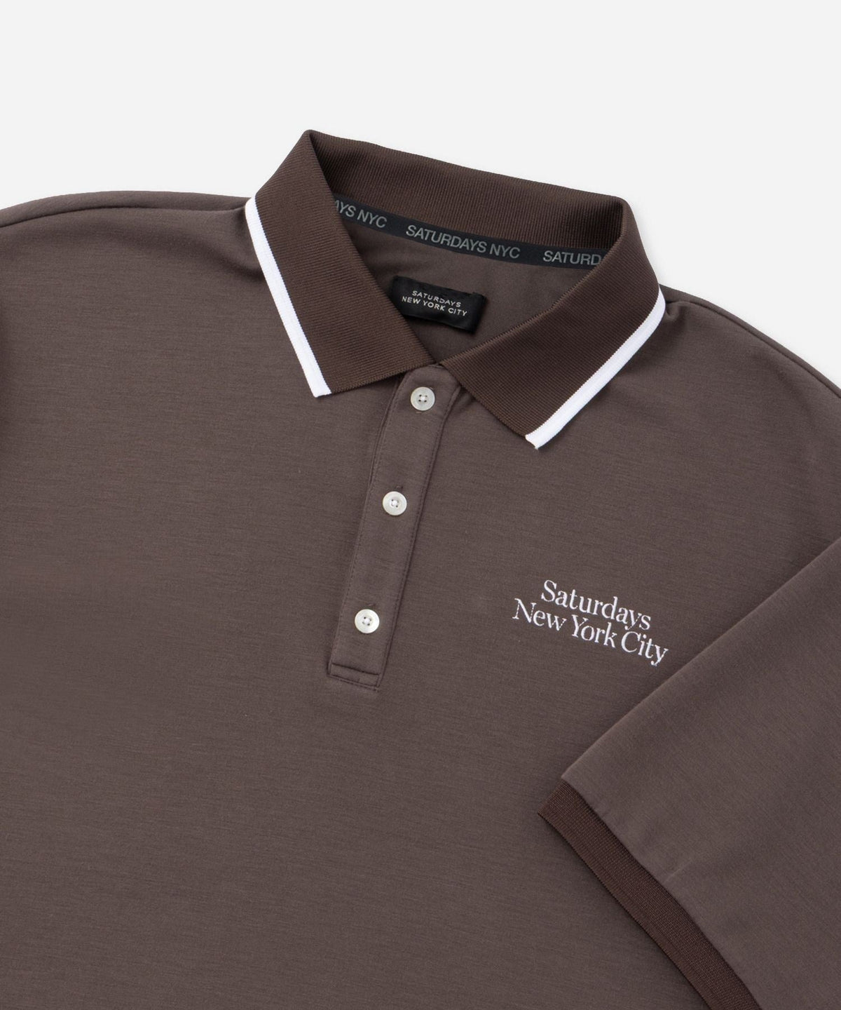 Doubleknit Rib Hem SS Polo