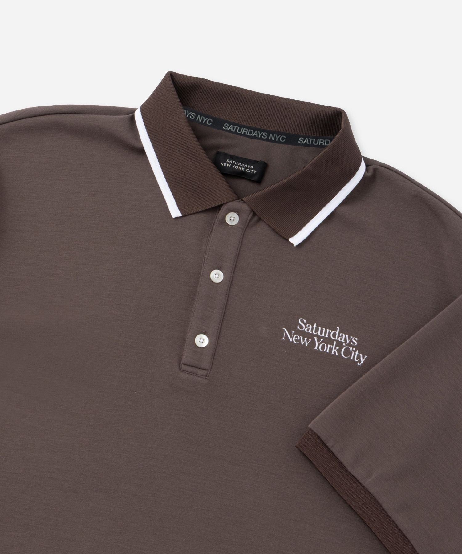 Doubleknit Rib Hem SS Polo