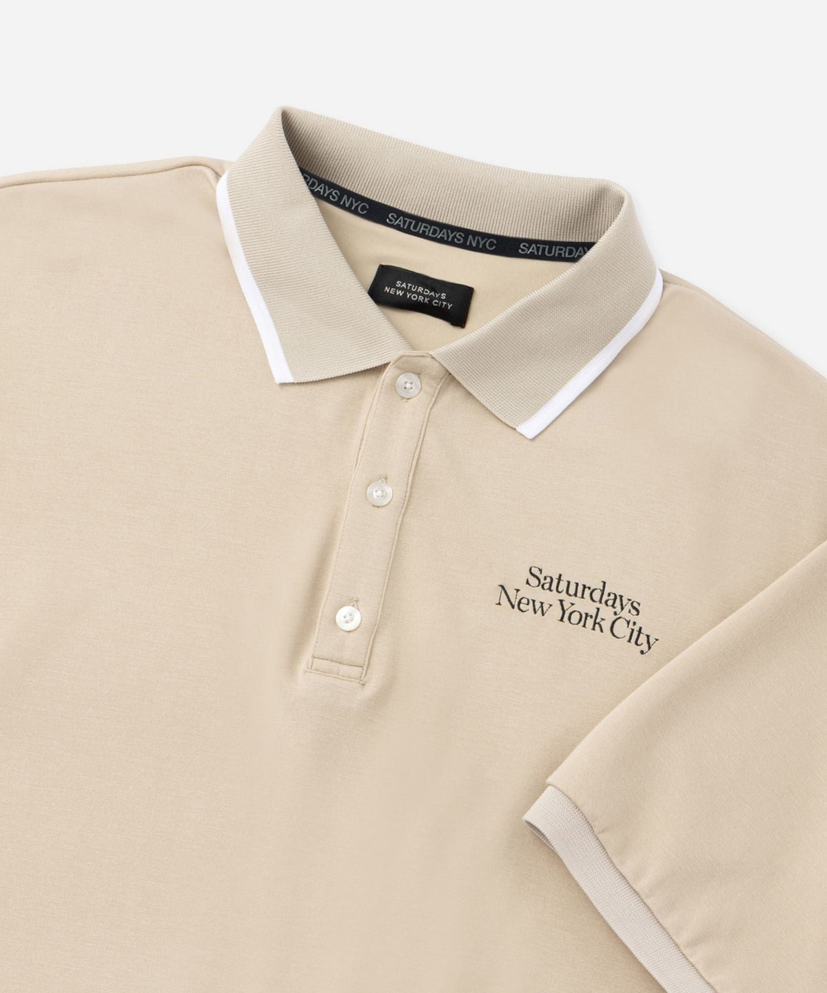 Doubleknit Rib Hem SS Polo