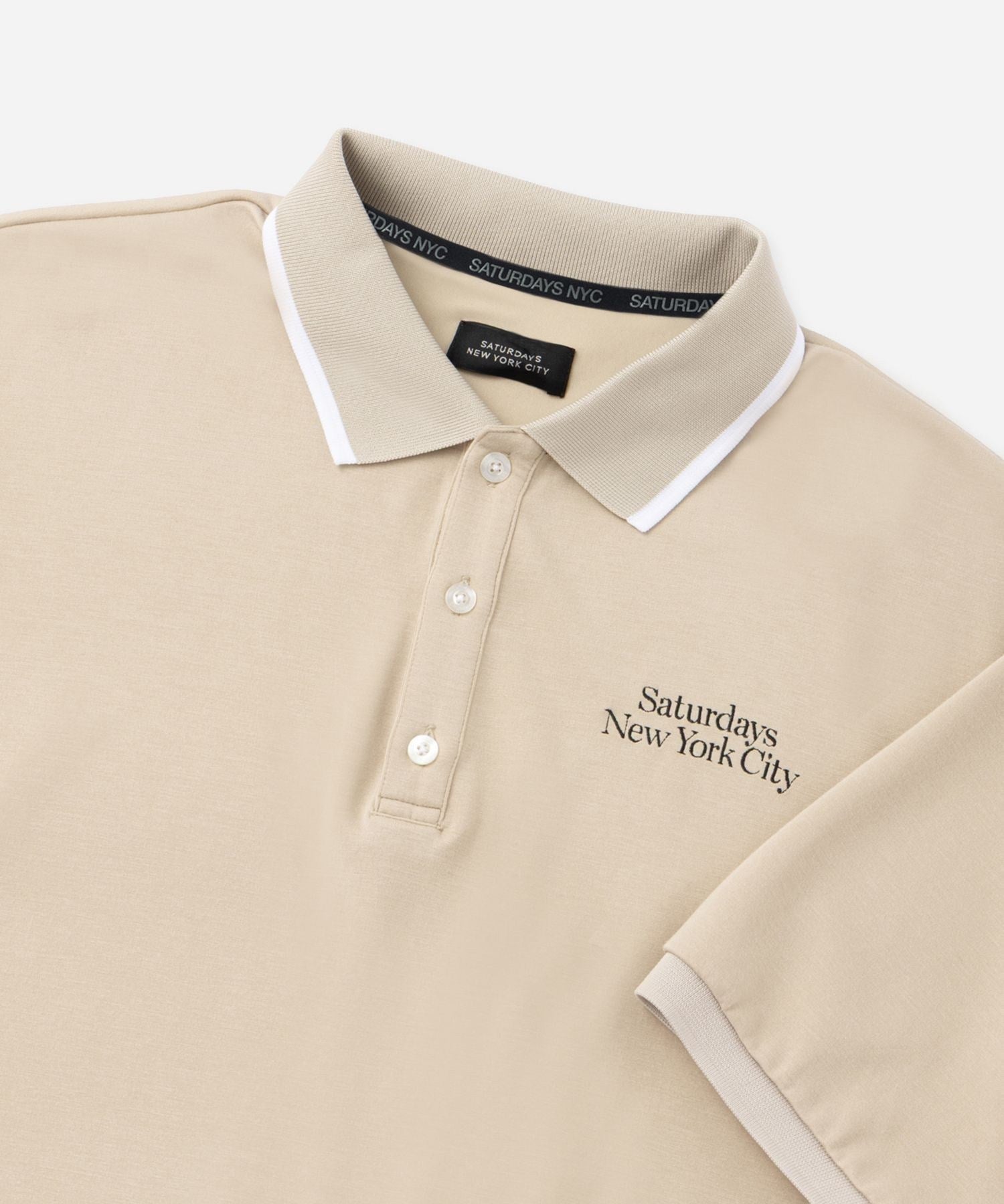 Doubleknit Rib Hem SS Polo