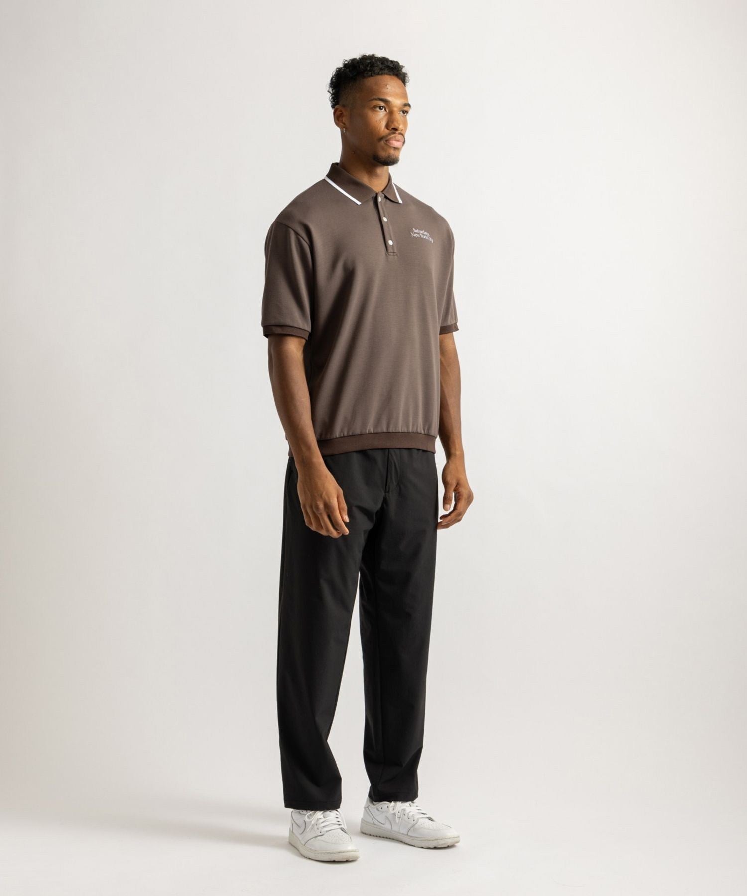 Doubleknit Rib Hem SS Polo
