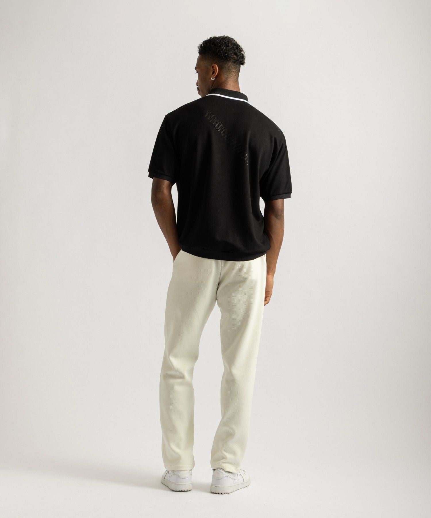 Doubleknit Rib Hem SS Polo