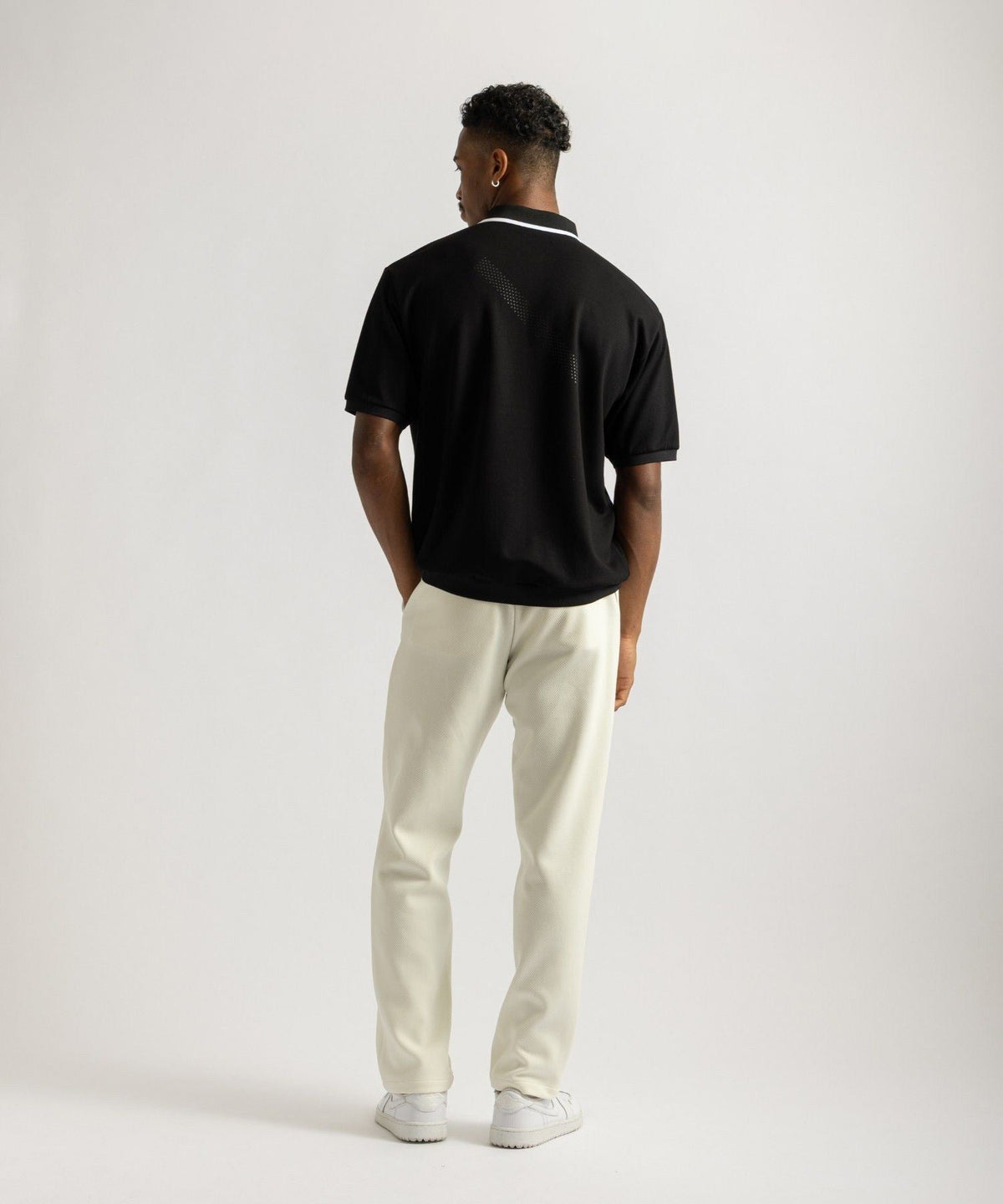 Doubleknit Rib Hem SS Polo