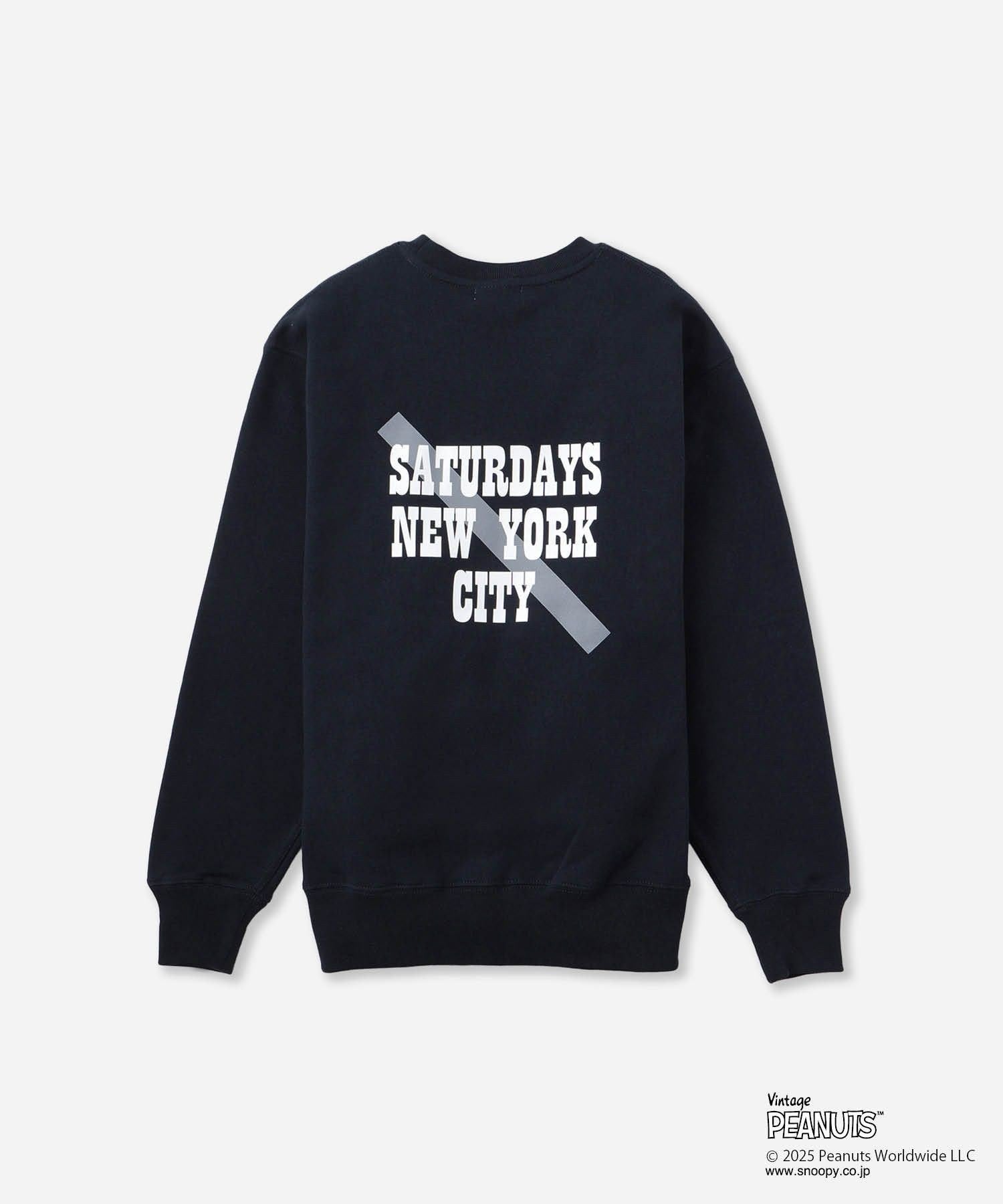 PEANUTS xSaturdays NYC Cafetime Crew Sweatshirt
