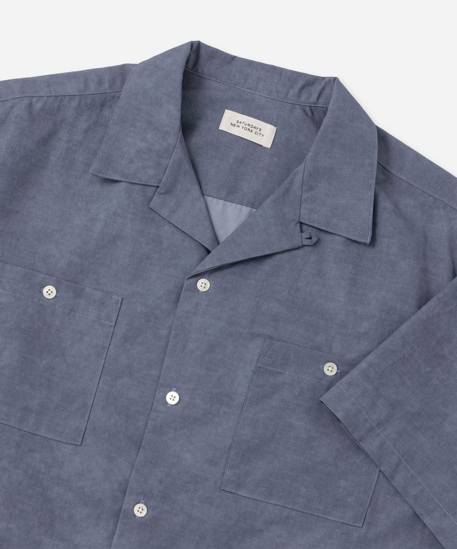 Canty Open Collar SS Shirt