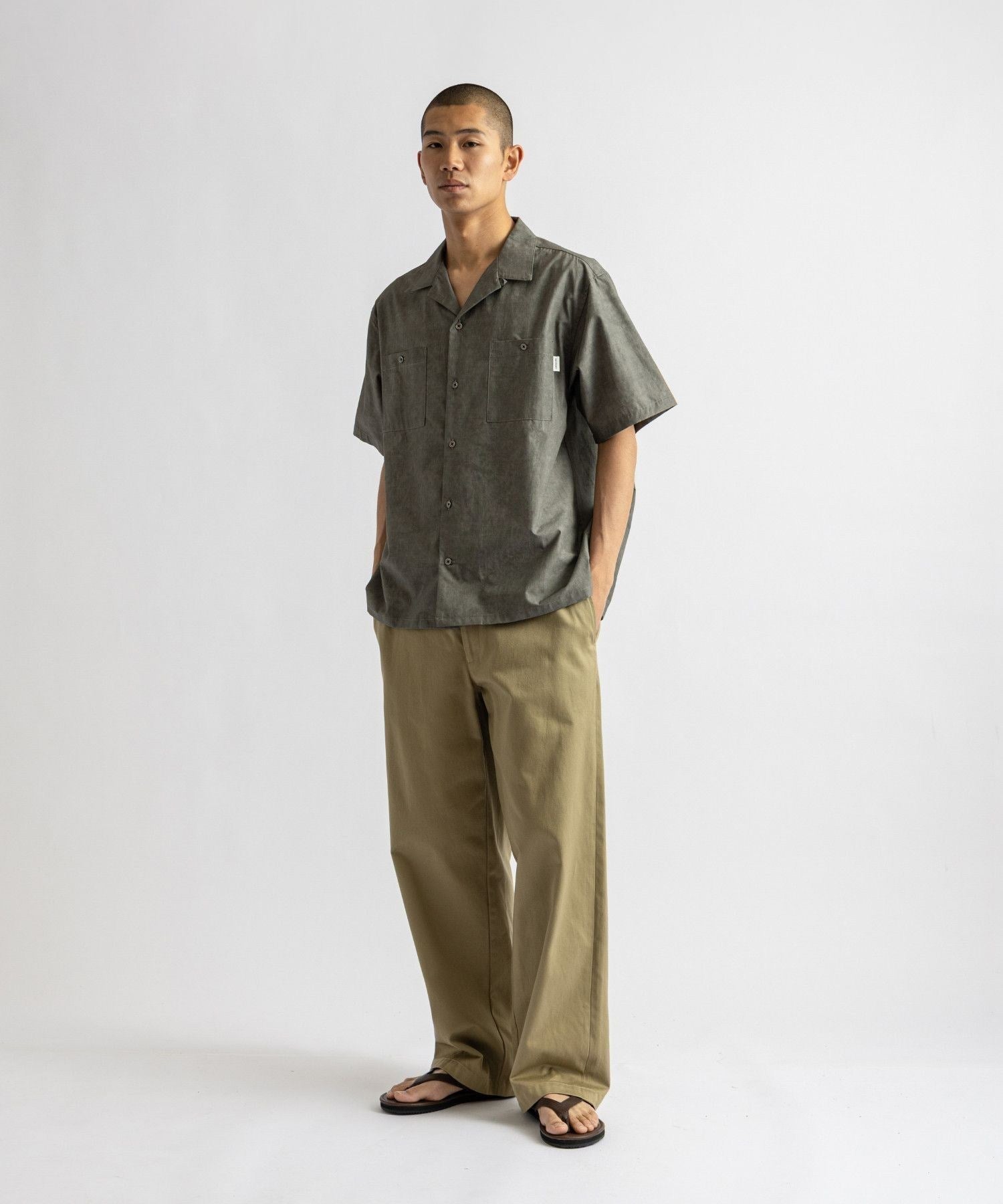 Canty Open Collar SS Shirt