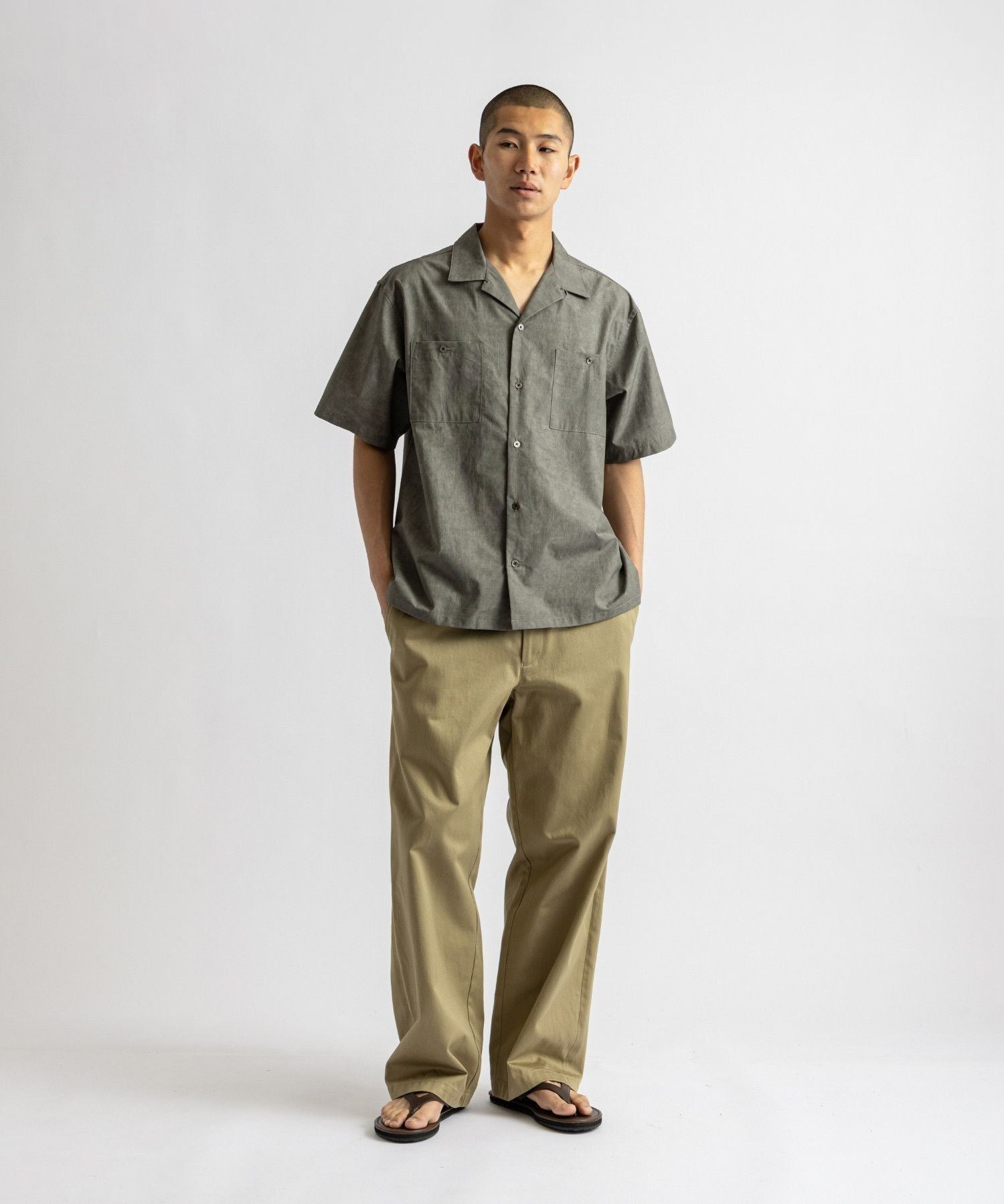 Canty Open Collar SS Shirt