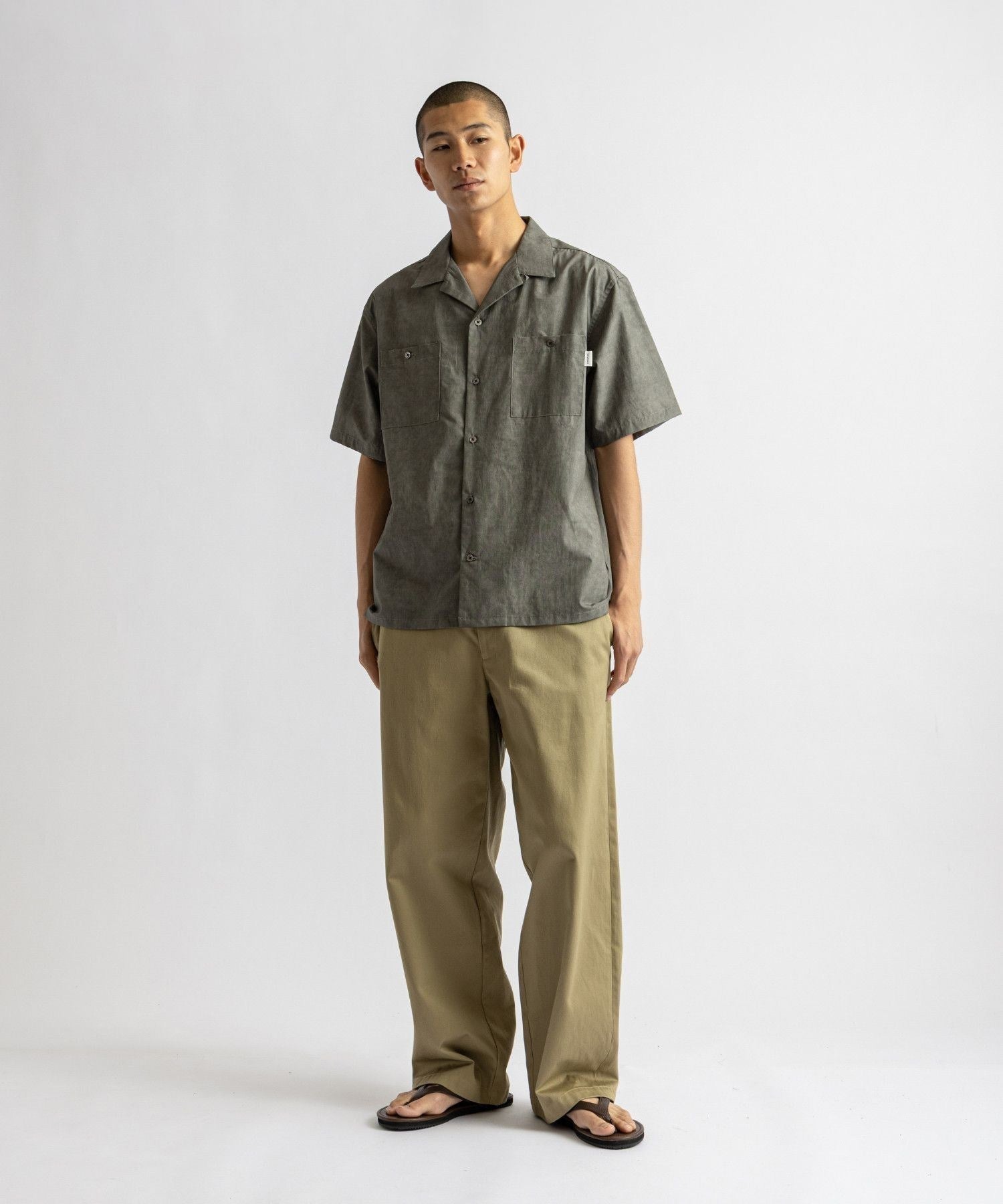 Canty Open Collar SS Shirt