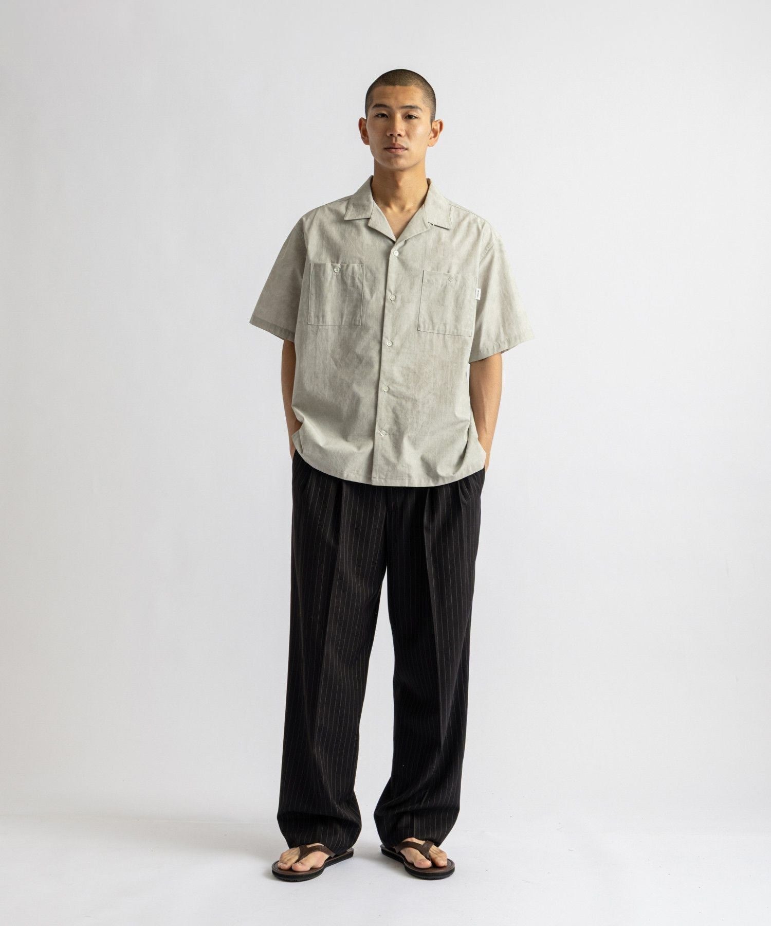 Canty Open Collar SS Shirt