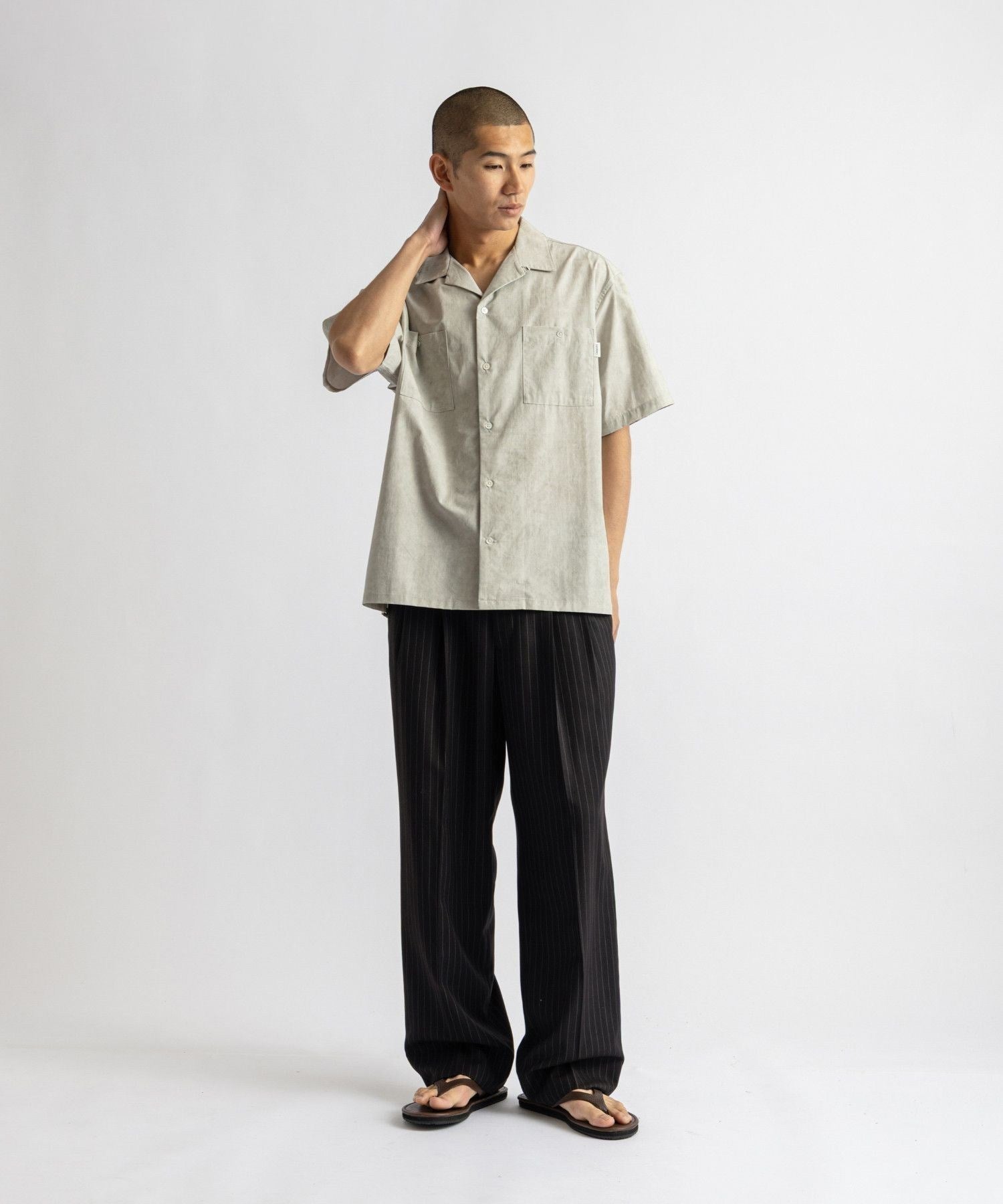 Canty Open Collar SS Shirt