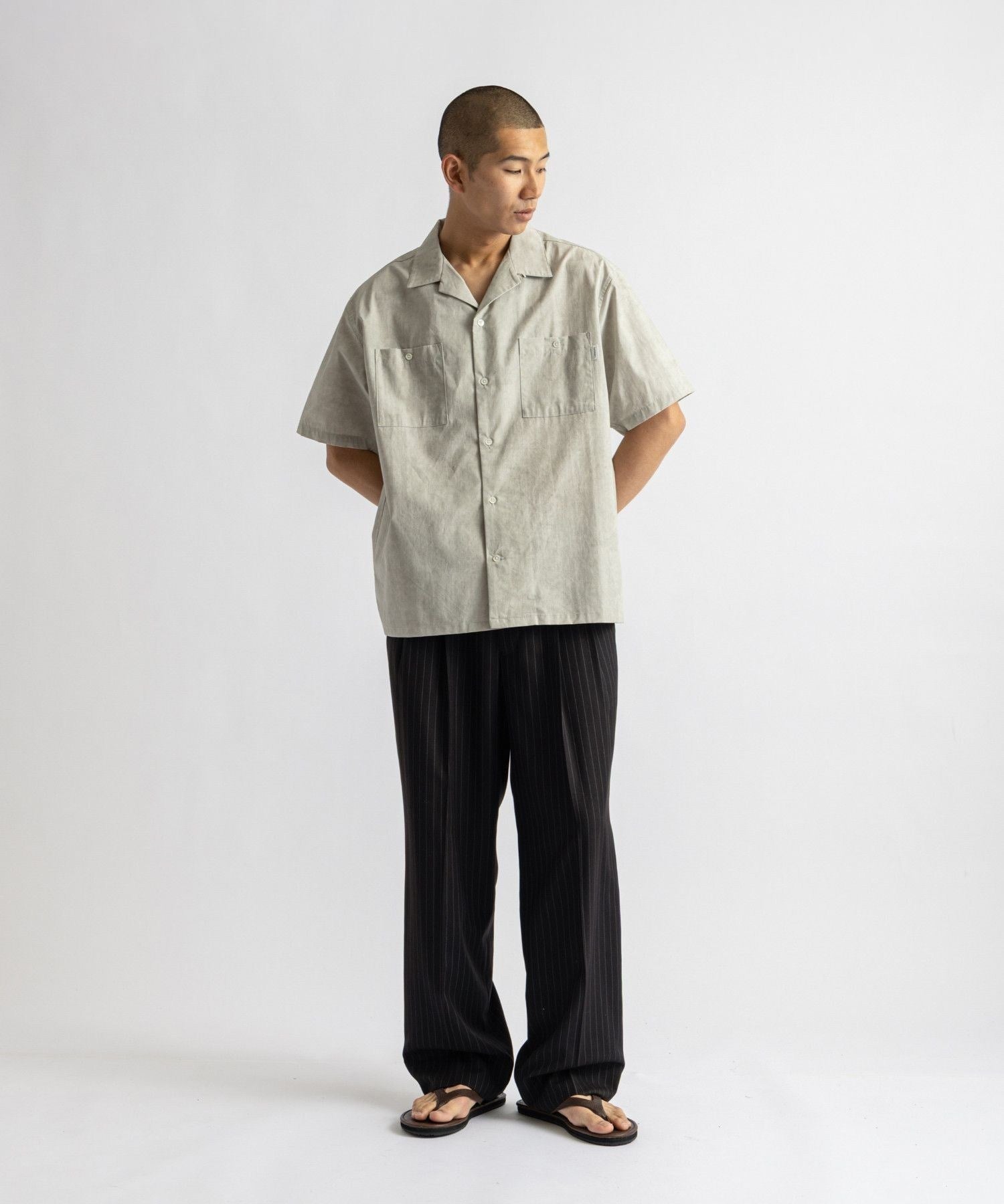 Canty Open Collar SS Shirt