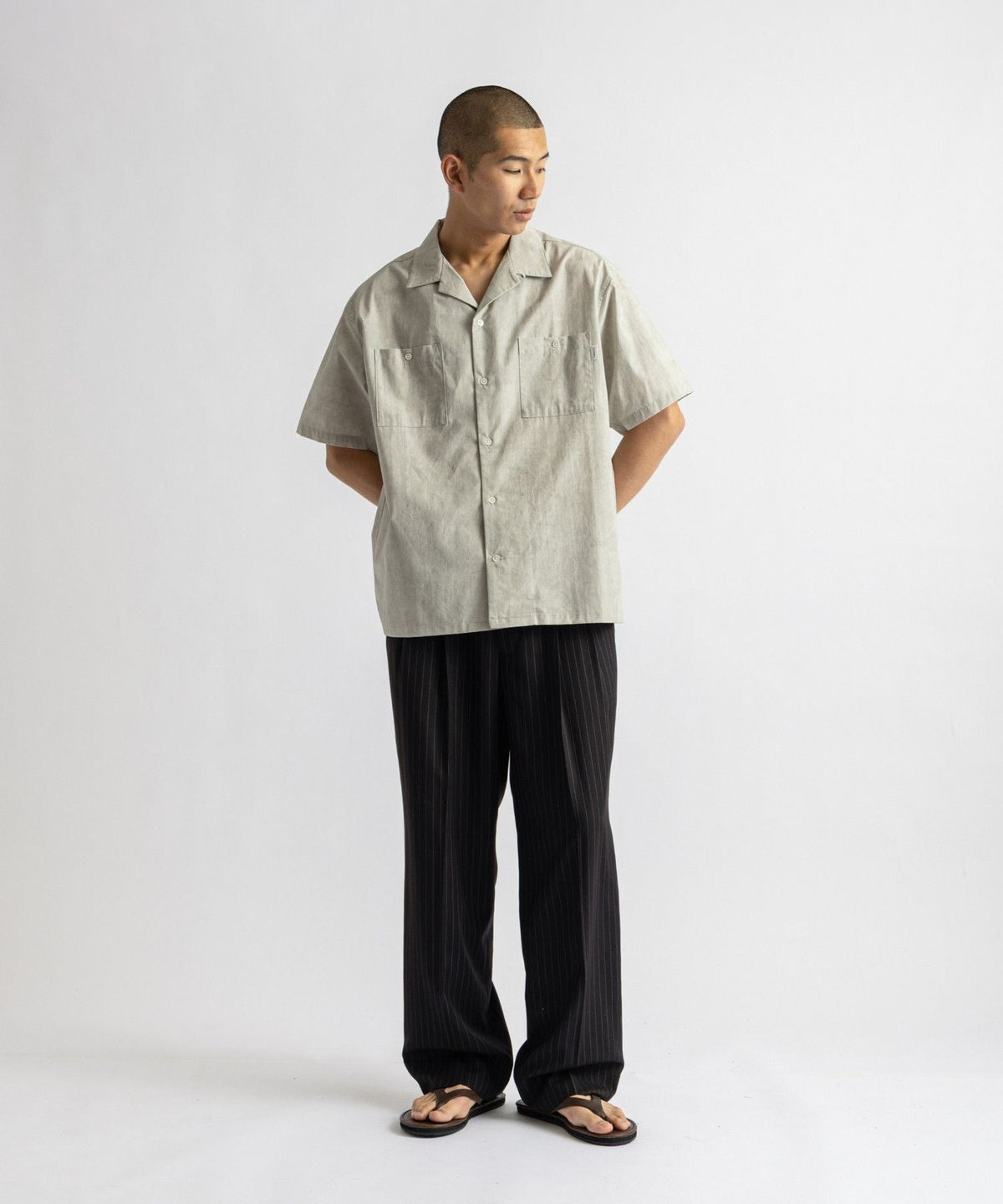Canty Open Collar SS Shirt