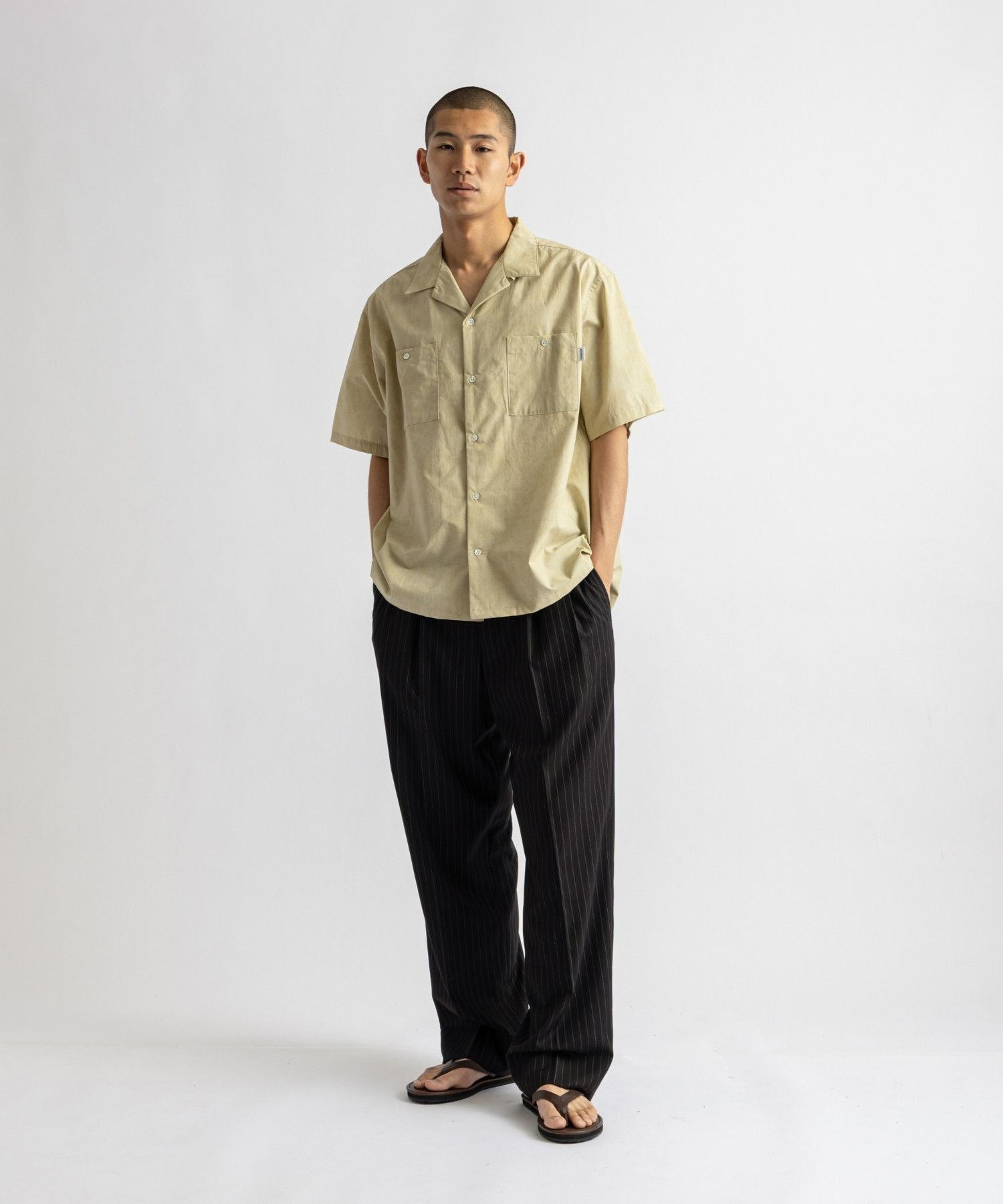 Canty Open Collar SS Shirt